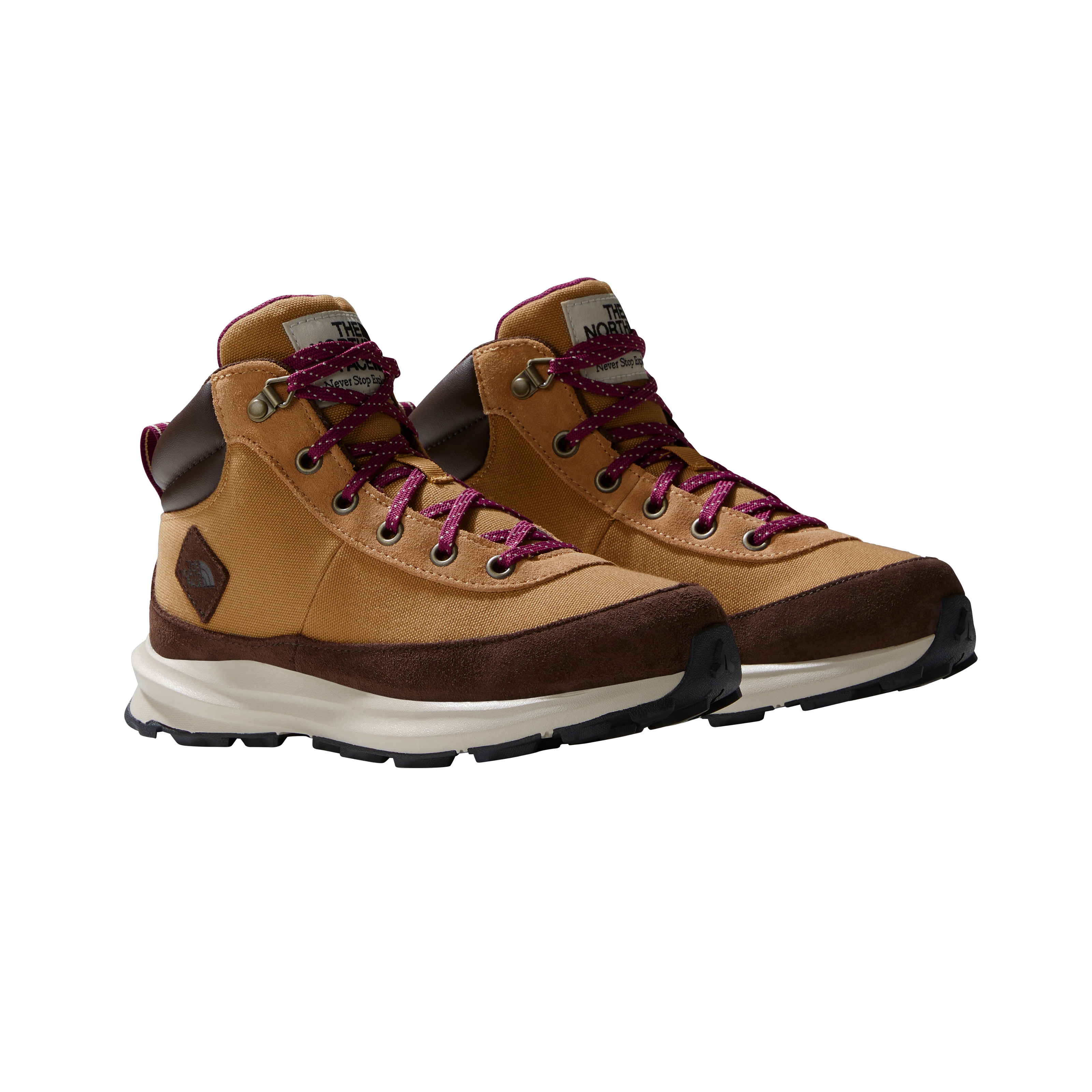 Botas de senderismo de niños Back-To-Berkeley IV The North Face - Marrón Marrón-5