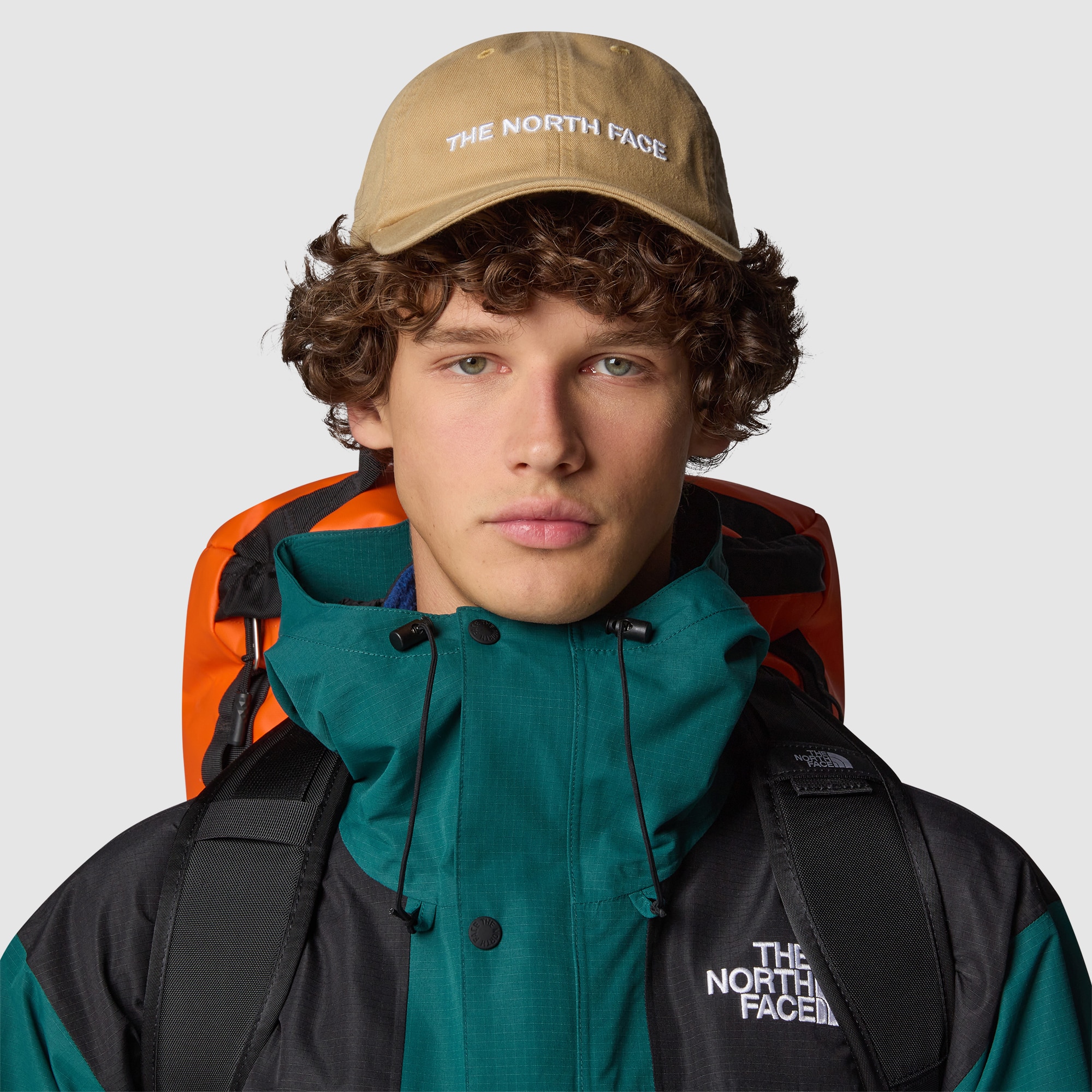 Gorra amplia unisex Norm The North Face - Rosa Marrón-3