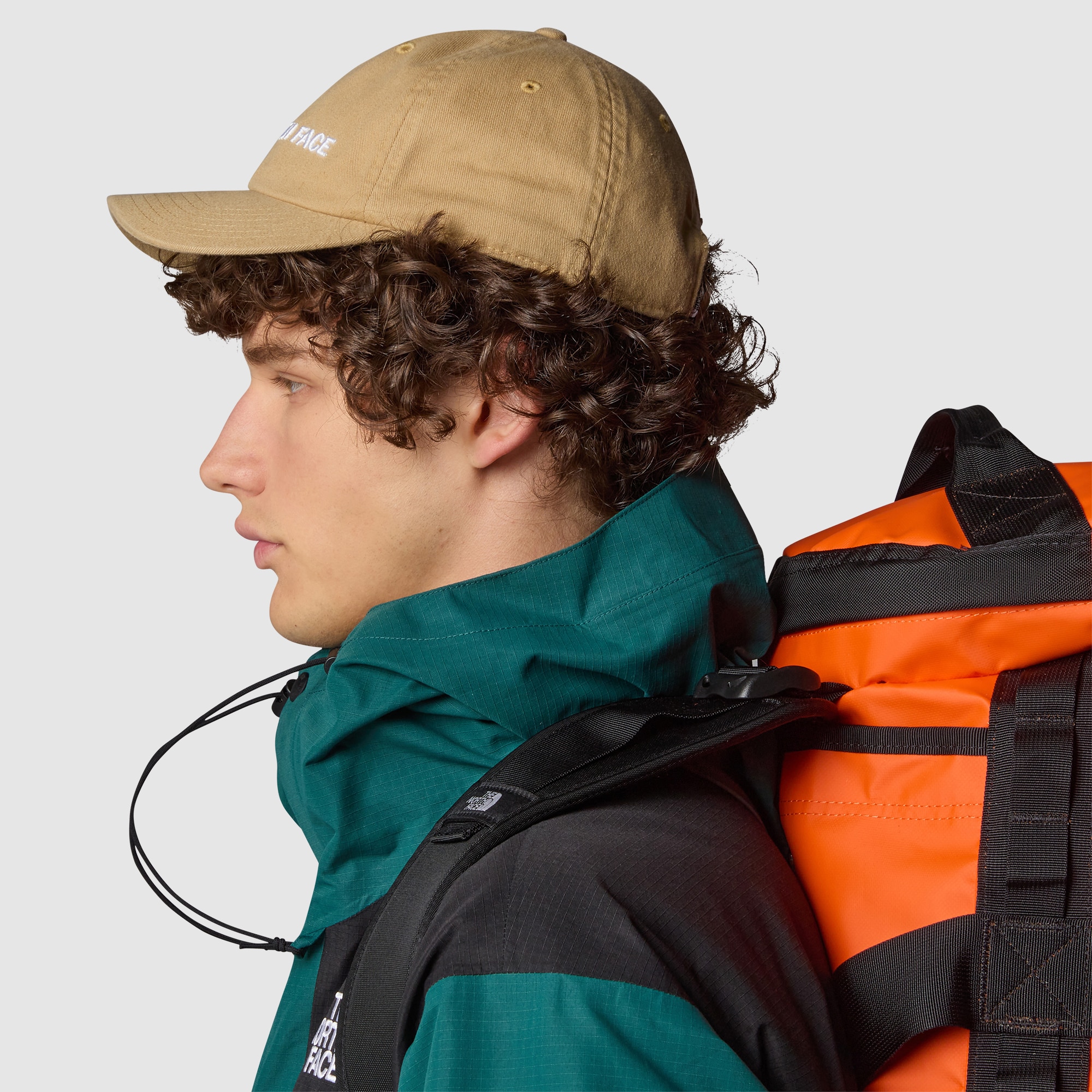 Gorra amplia unisex Norm The North Face - Rosa Marrón-4