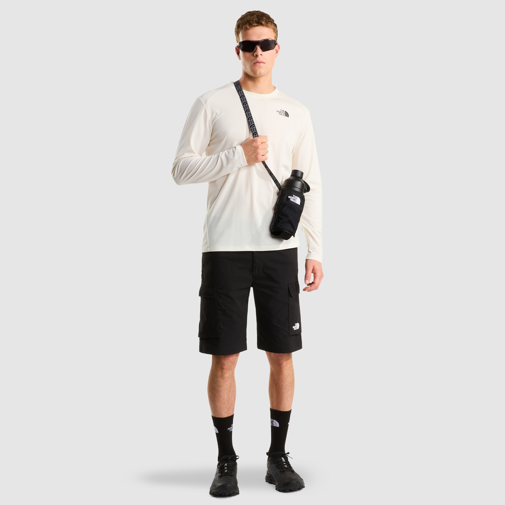 Camiseta de manga larga para hombre Shadow The North Face - Blanco Blanco-2