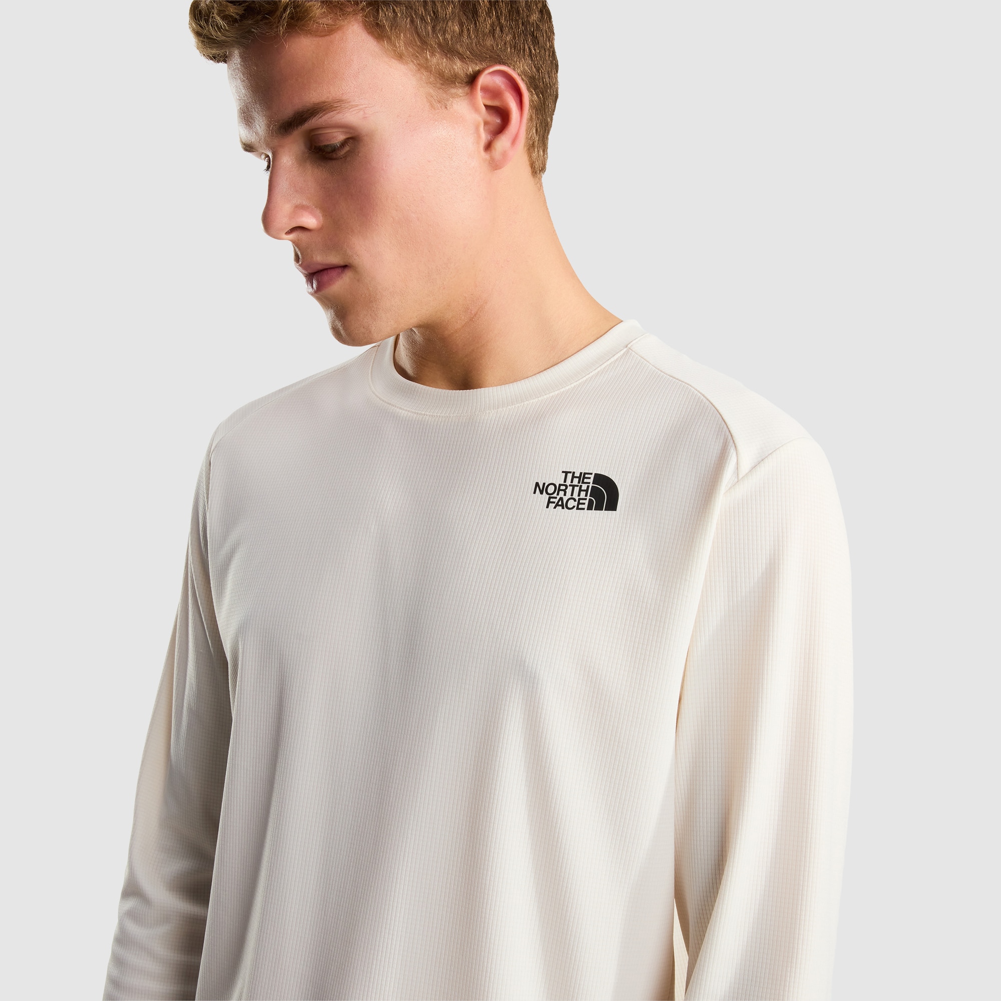 Camiseta de manga larga para hombre Shadow The North Face - Blanco Blanco-5