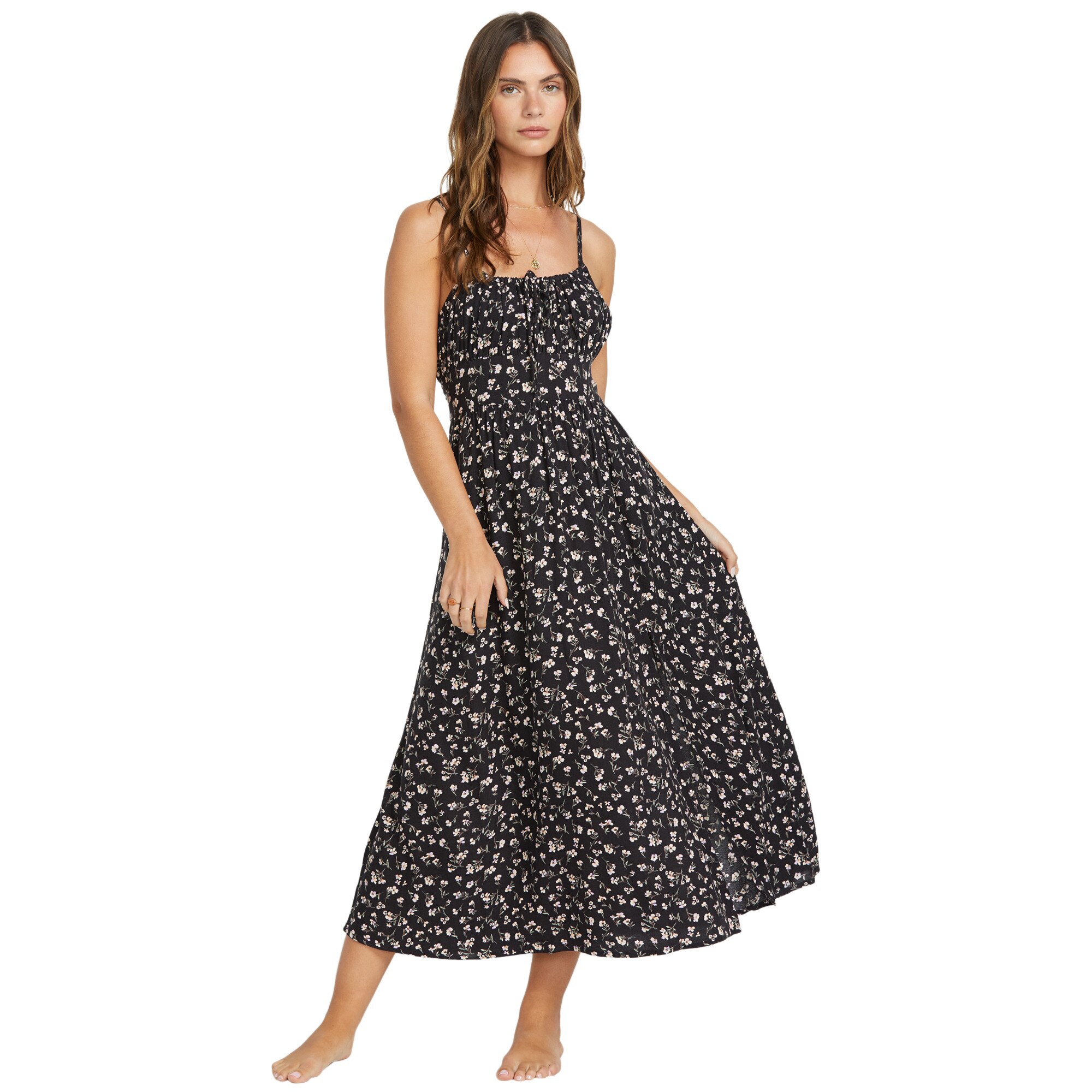 Maxivestido de mujer Take Your Time Billabong - Negro Negro-3