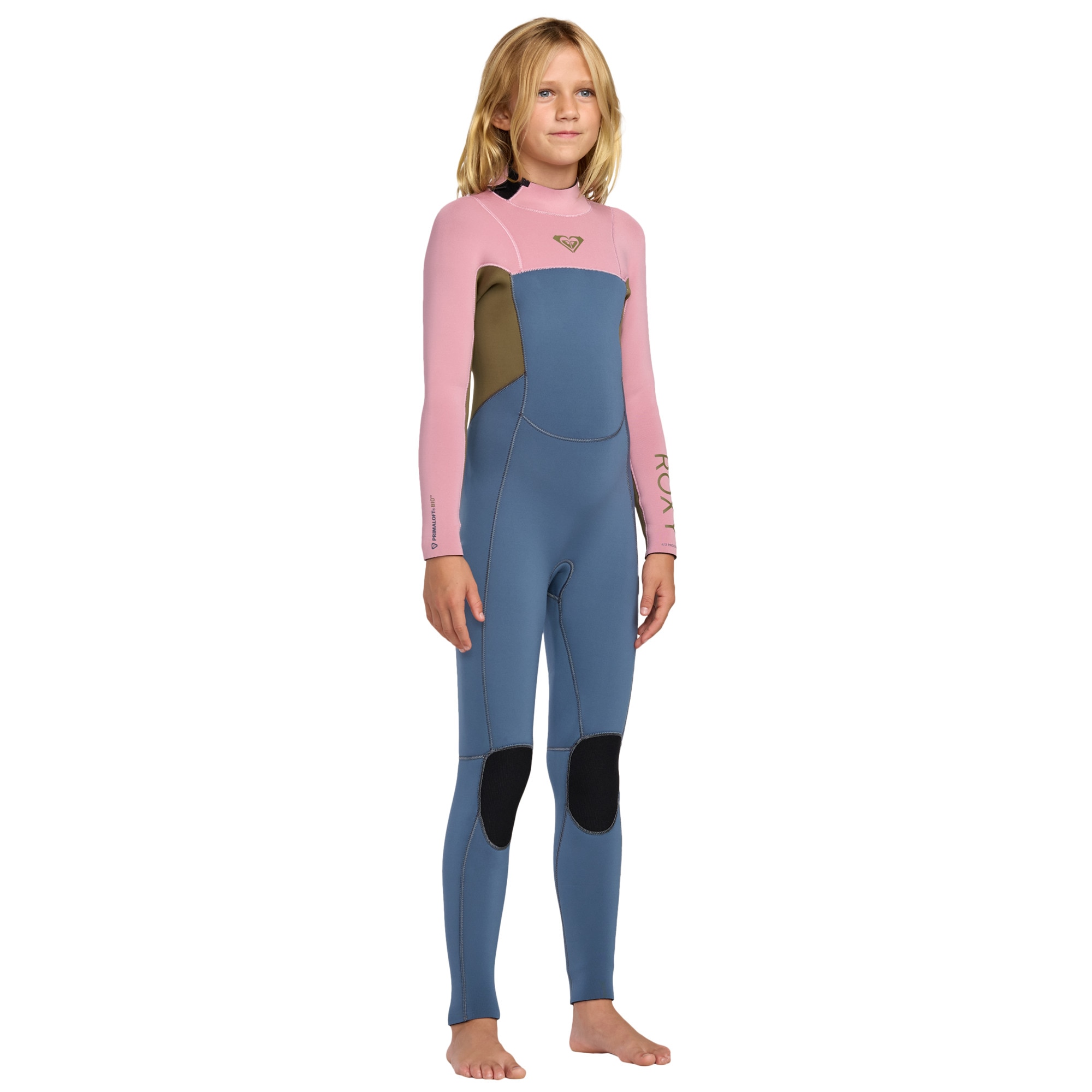 Traje de surf con cremallera posterior de niños 3/2mm Prologue+ Roxy - Multicolor Multicolor-3