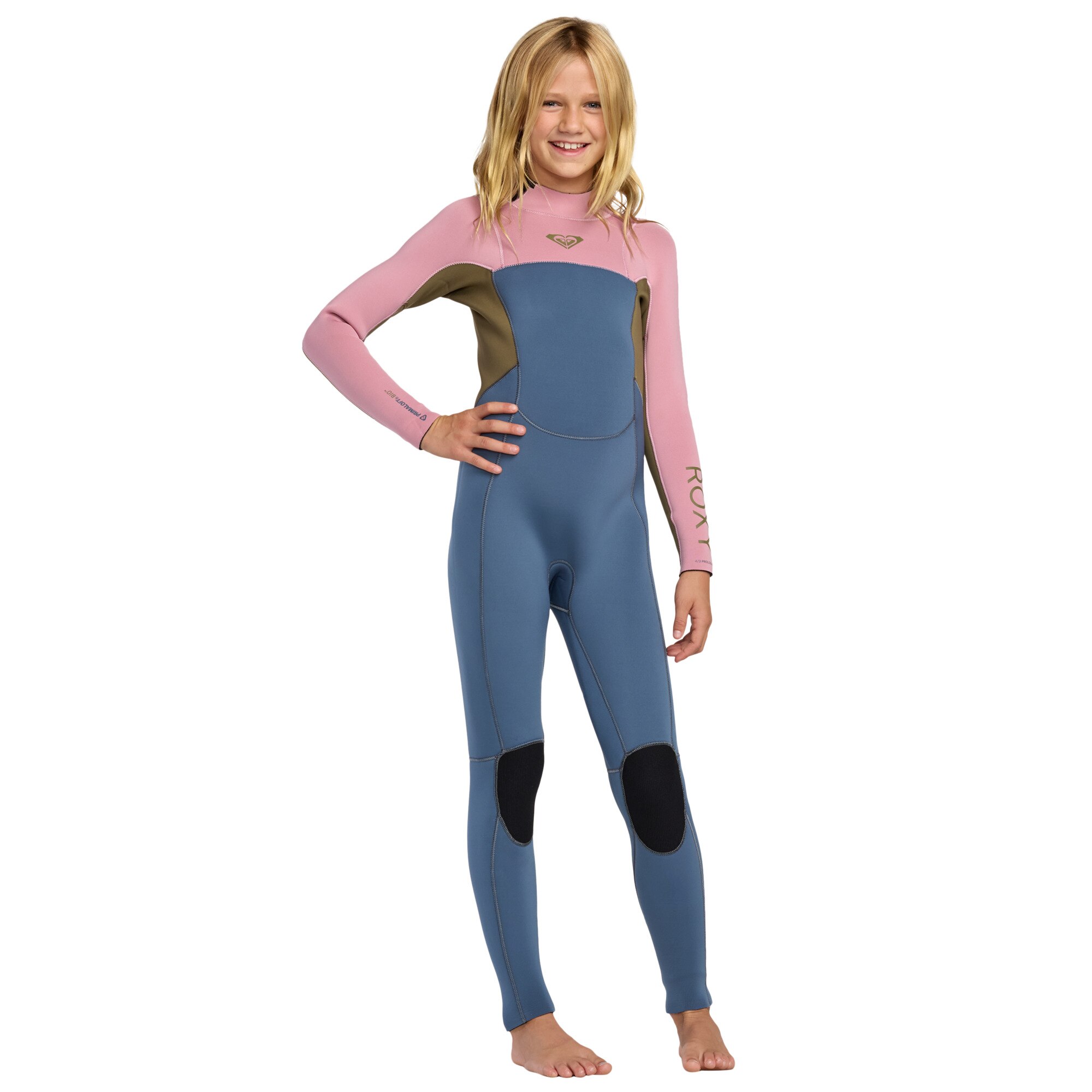 Roxy - Traje de surf con cremallera posterior de niños 4-3mm Prologue+ Roxy.