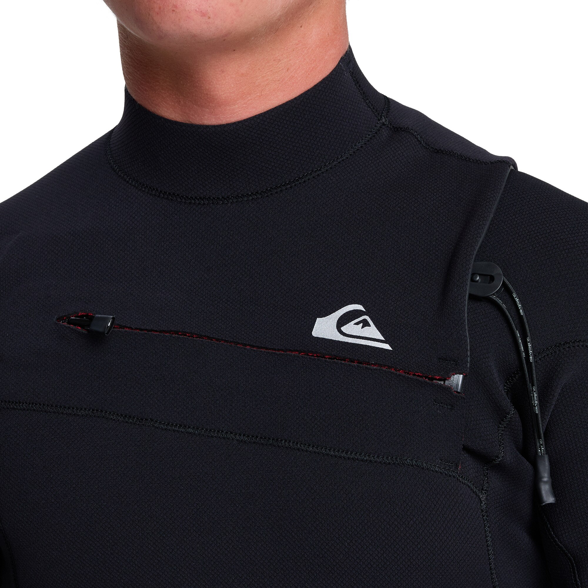 Traje de surf 3/2mm con cremallera en el pecho para hombre Highline Quiksilver - Negro Negro-6