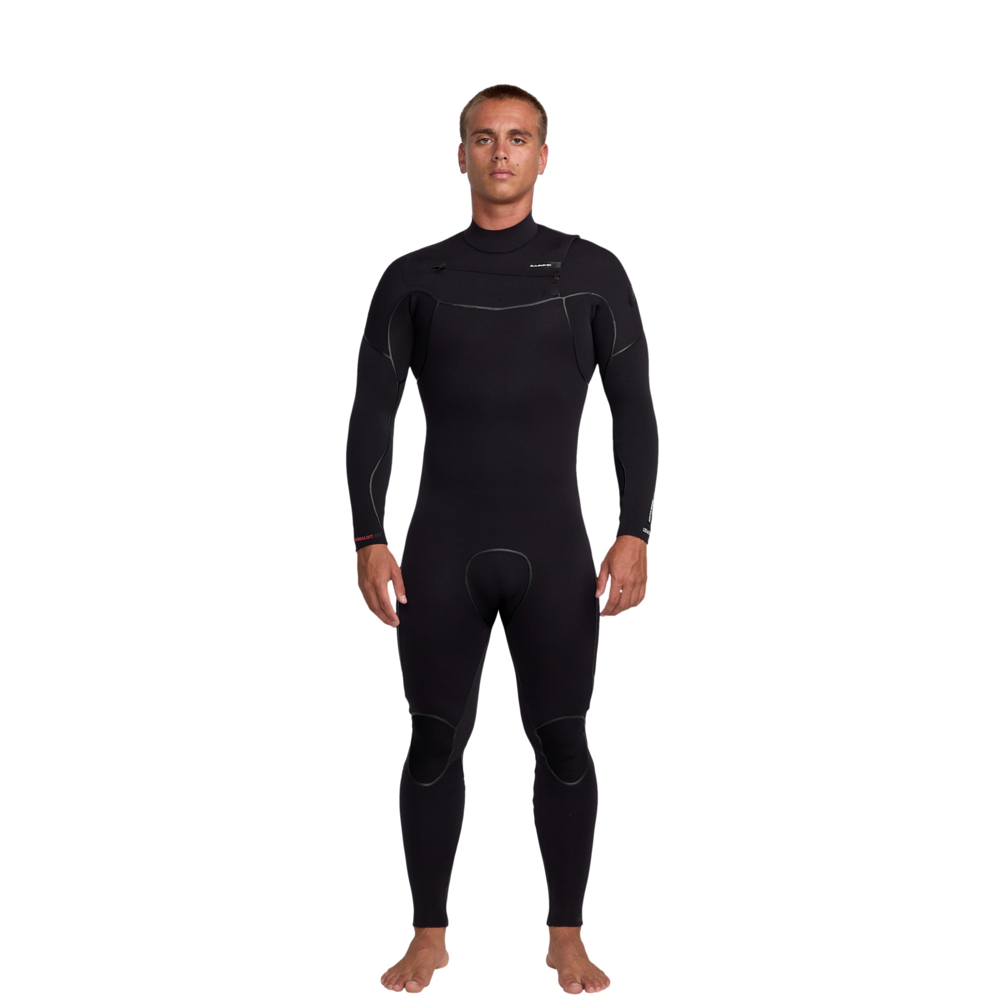 Traje de surf con cremallera en el pecho de hombre Marathon Sessions 3/2mm Quiksilver - Negro Negro-1