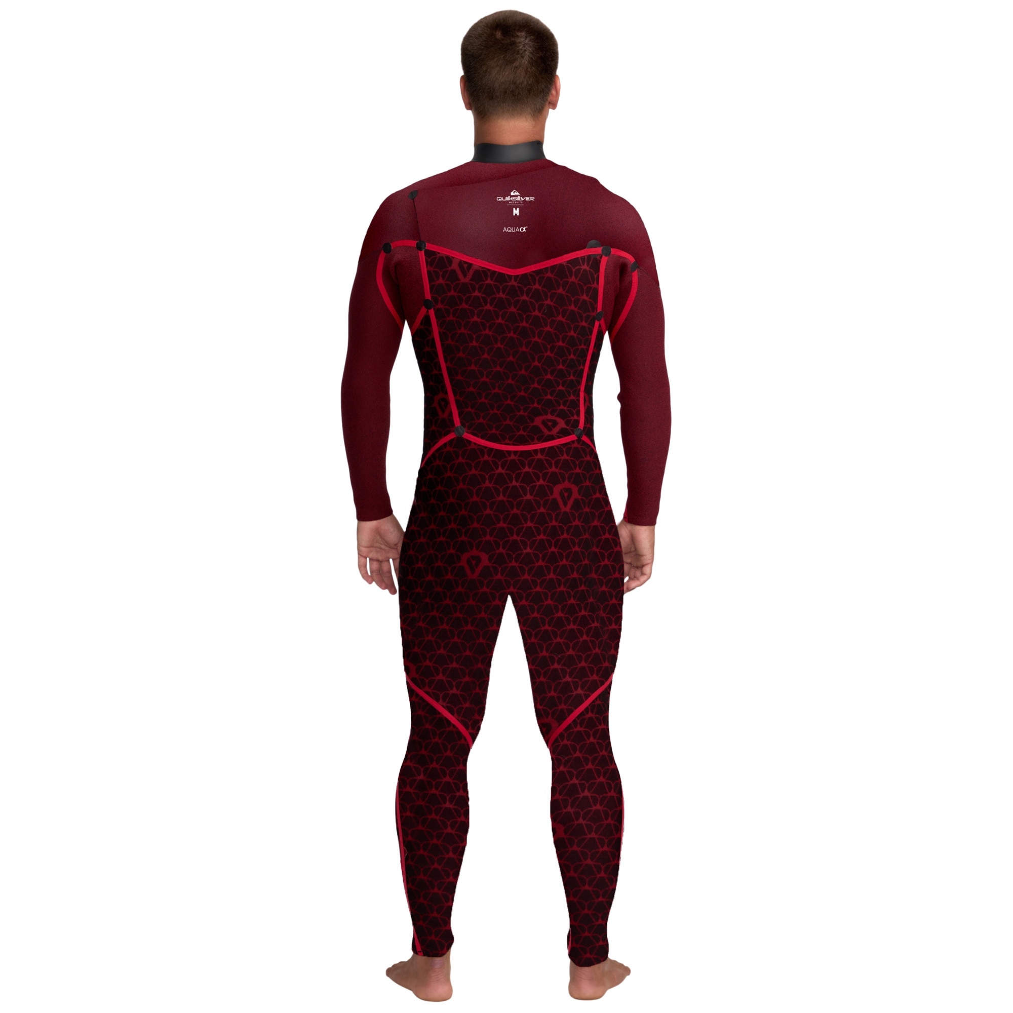 Traje de surf con cremallera en el pecho de hombre Marathon Sessions 3/2mm Quiksilver - Negro Negro-6
