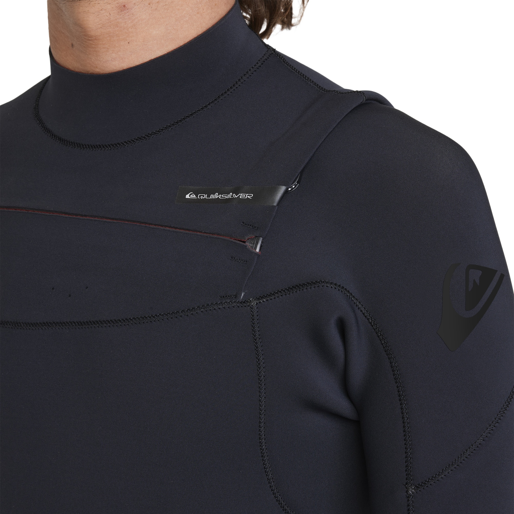 Traje de surf con cremallera en el pecho de hombre Everyday Sessions 4/3mm Quiksilver - Negro Negro-5