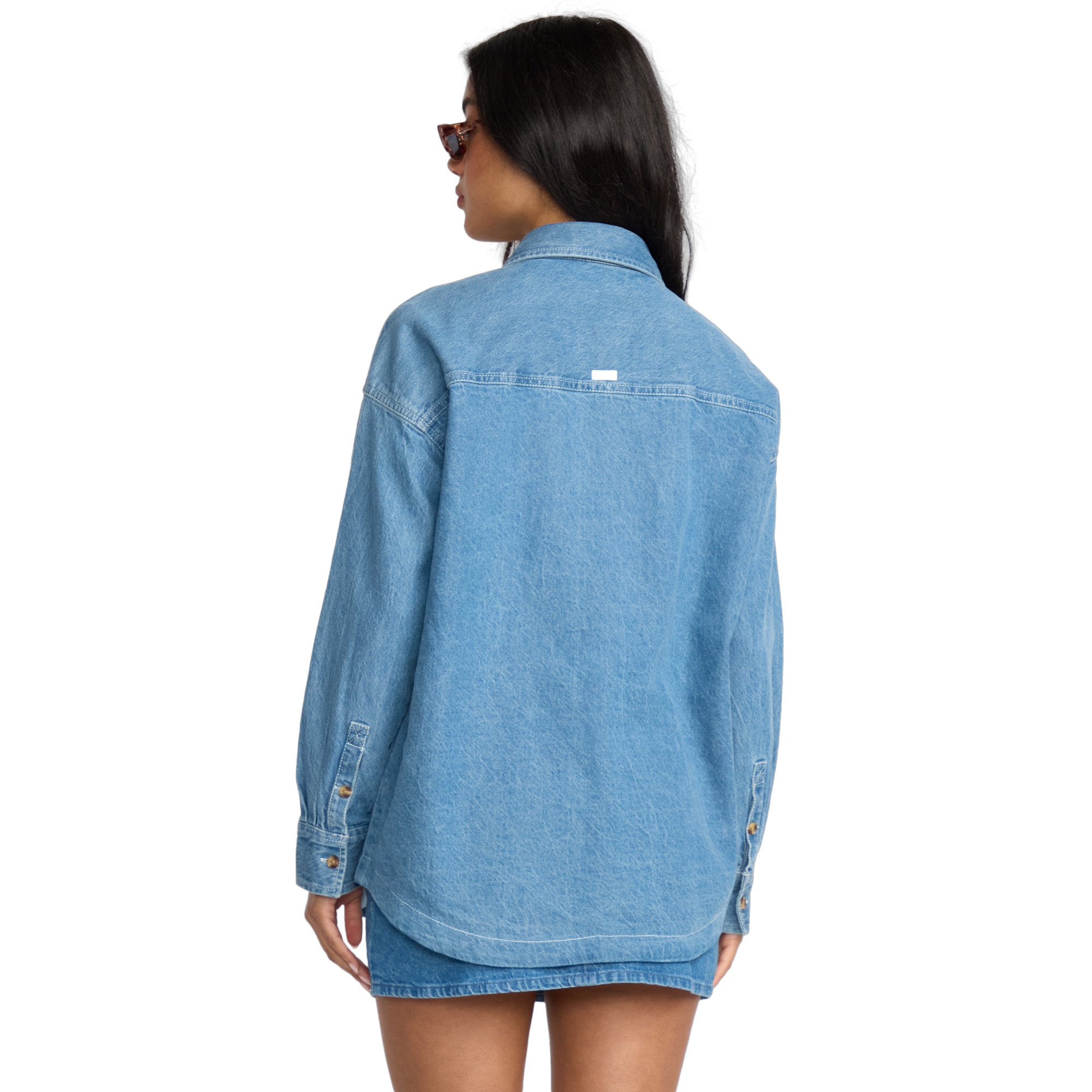 Imagen 2 de Camisa de mujer Fadeaway Billabong - Azul Azul