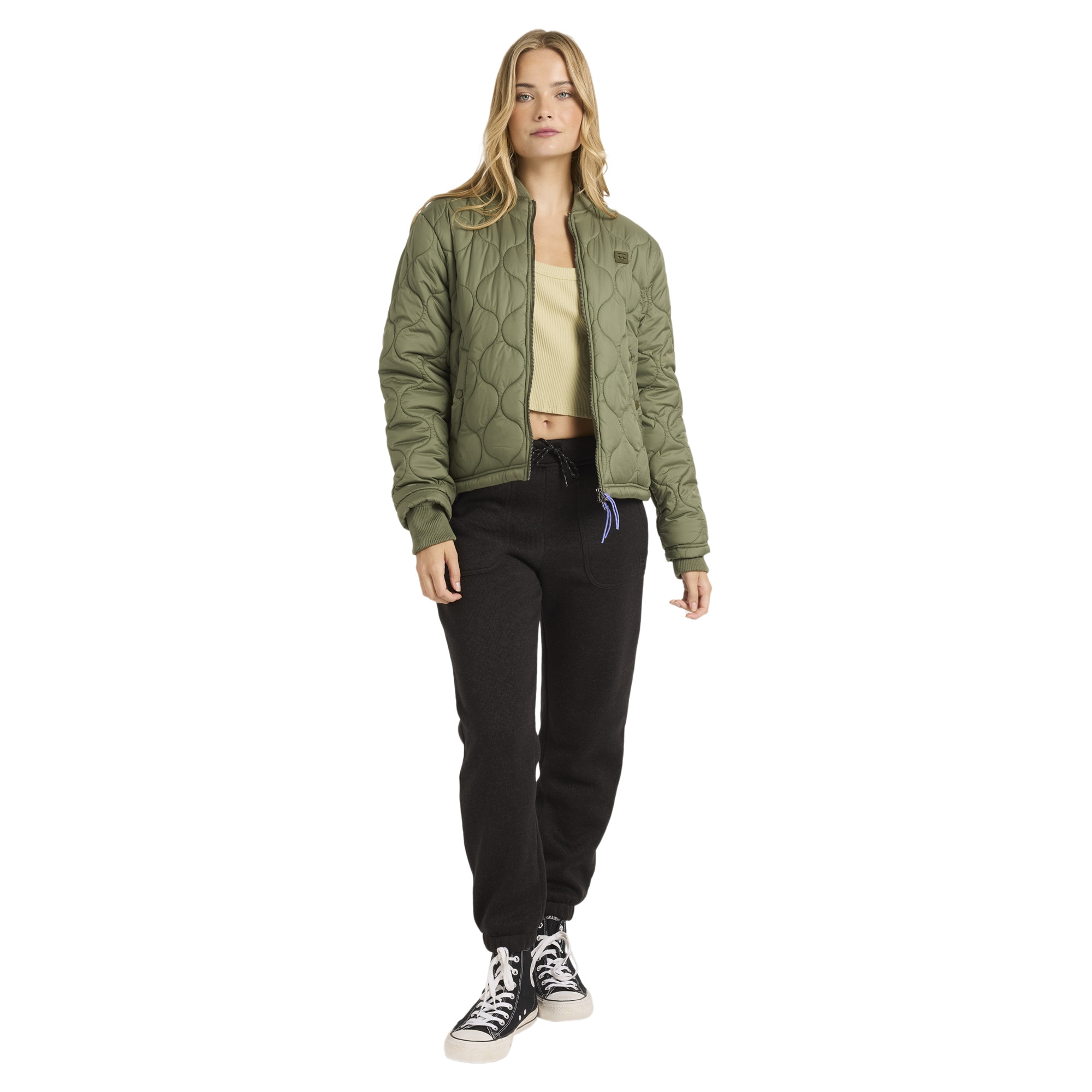 Imagen 3 de Chaqueta de mujer Cuesta Billabong - Verde Verde