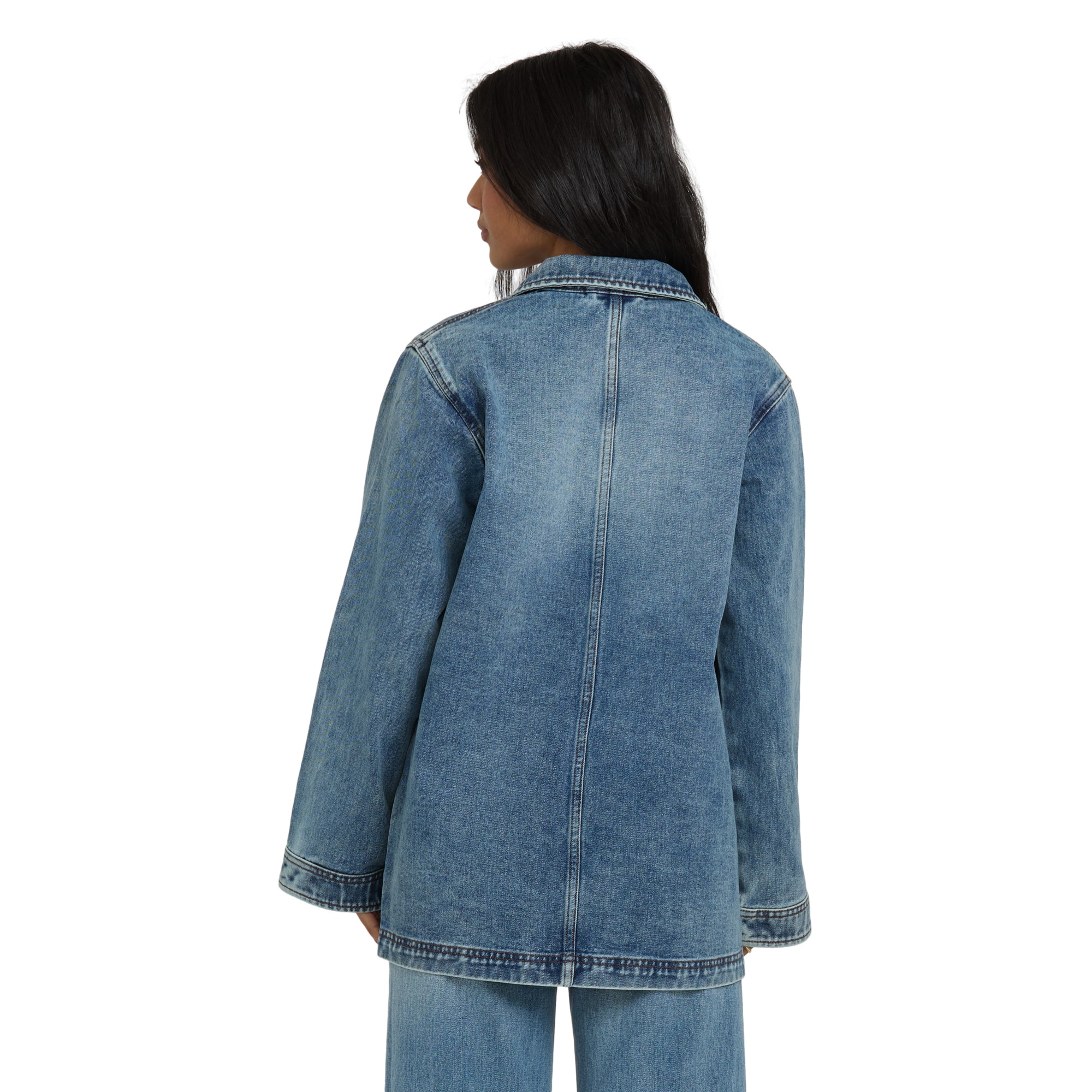Imagen 2 de Chaqueta de mujer Denim Billabong - Azul oscuro Azul oscuro