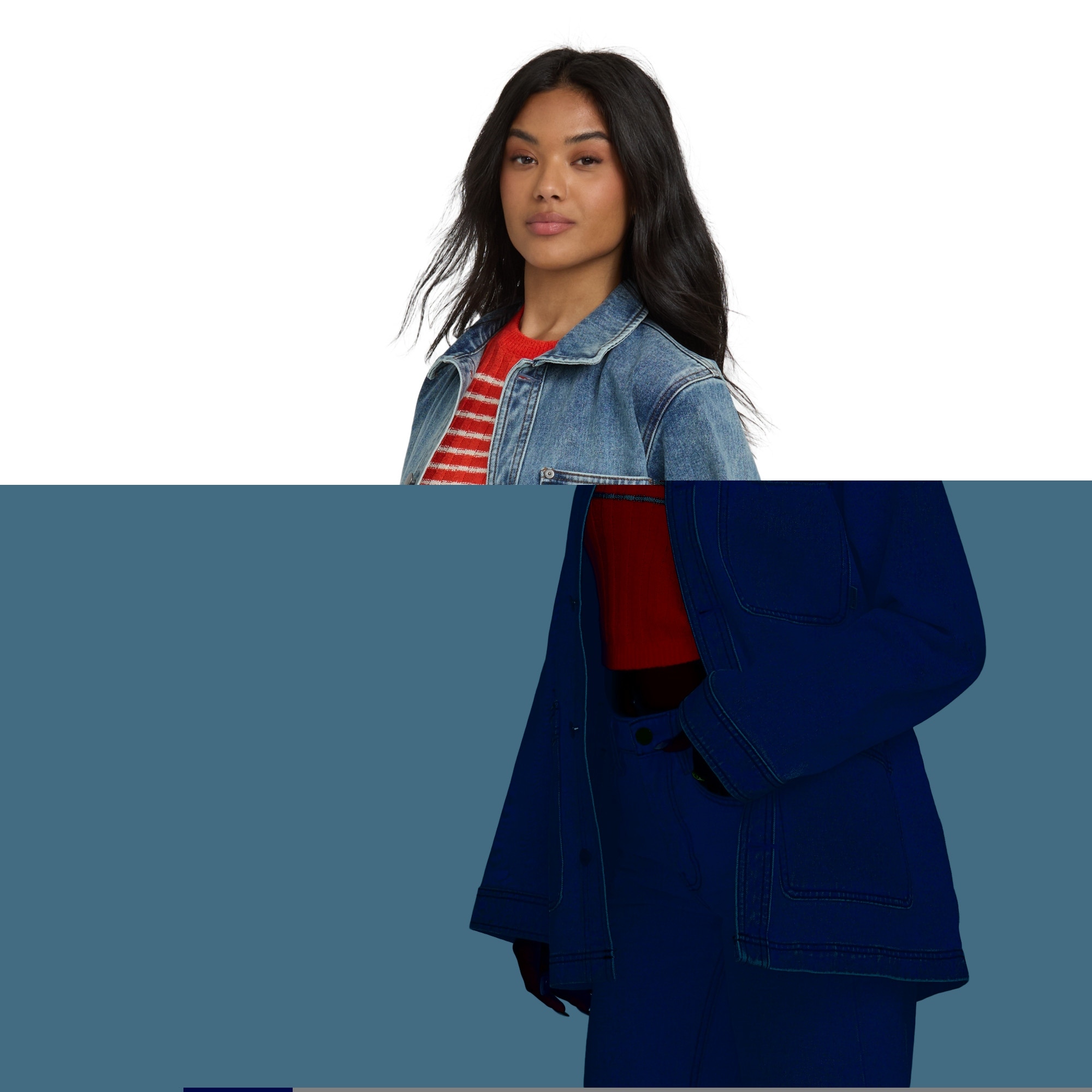 Imagen 5 de Chaqueta de mujer Denim Billabong - Azul oscuro Azul oscuro