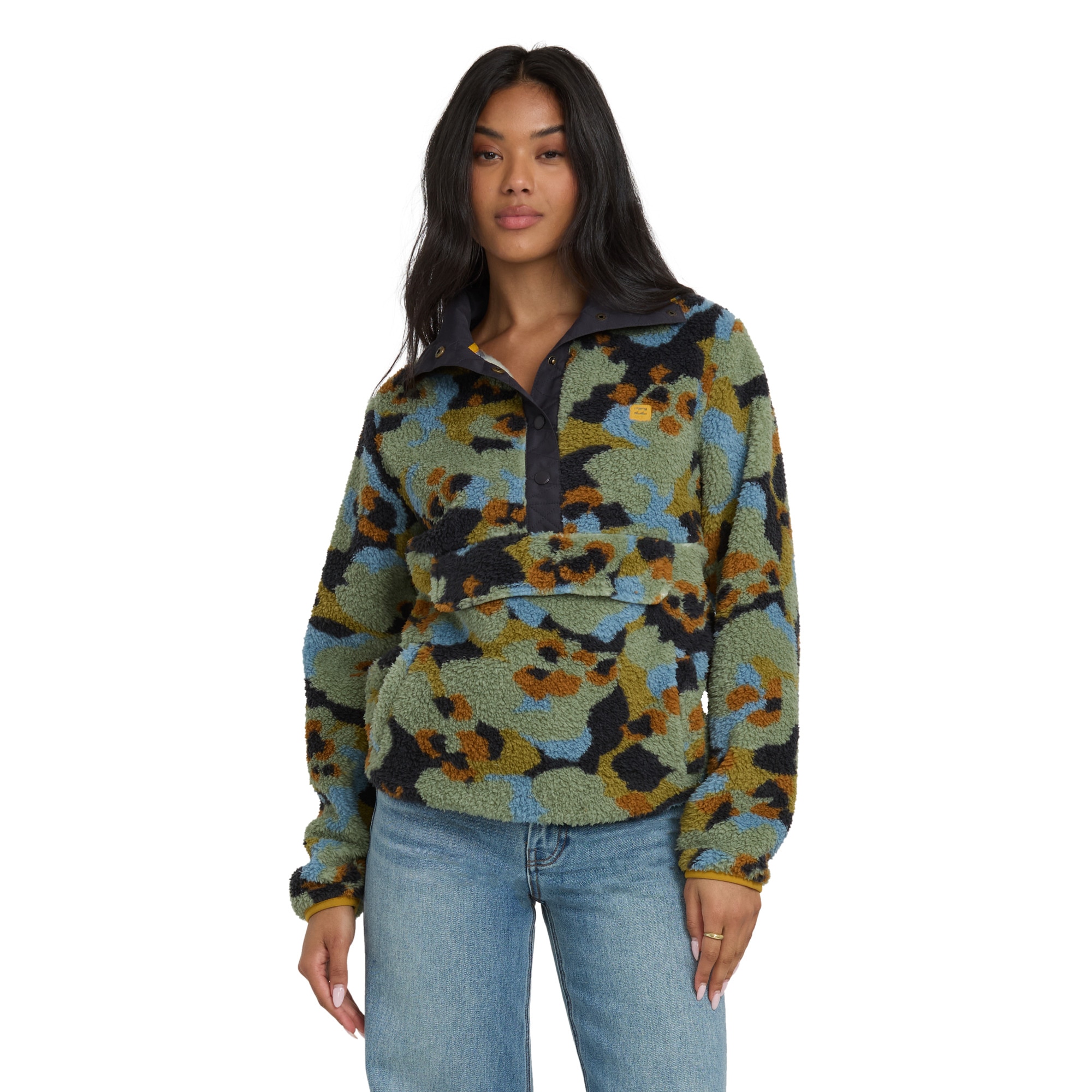 Sudadera de mujer Switchback Billabong - Verde Verde-1