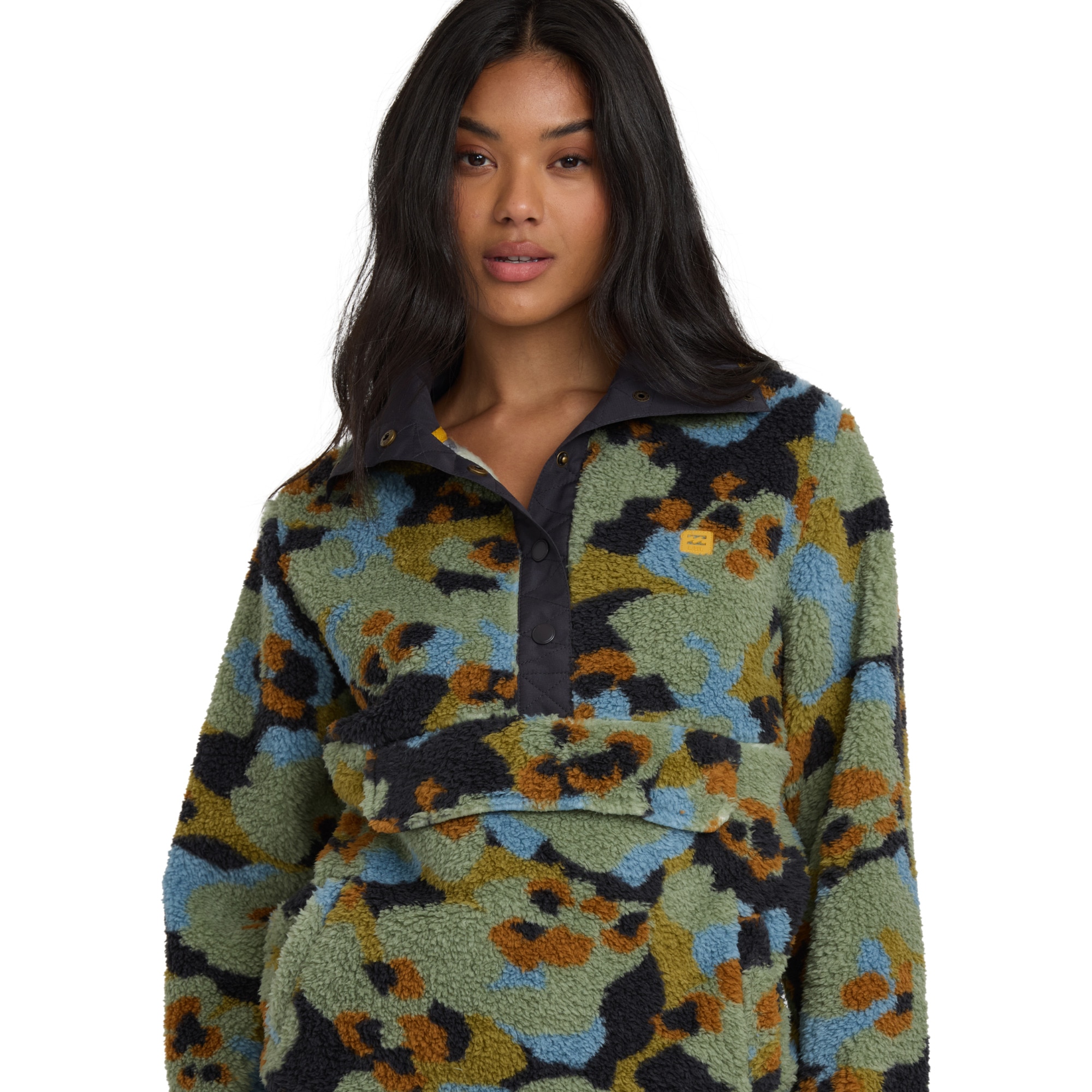Sudadera de mujer Switchback Billabong - Verde Verde-3