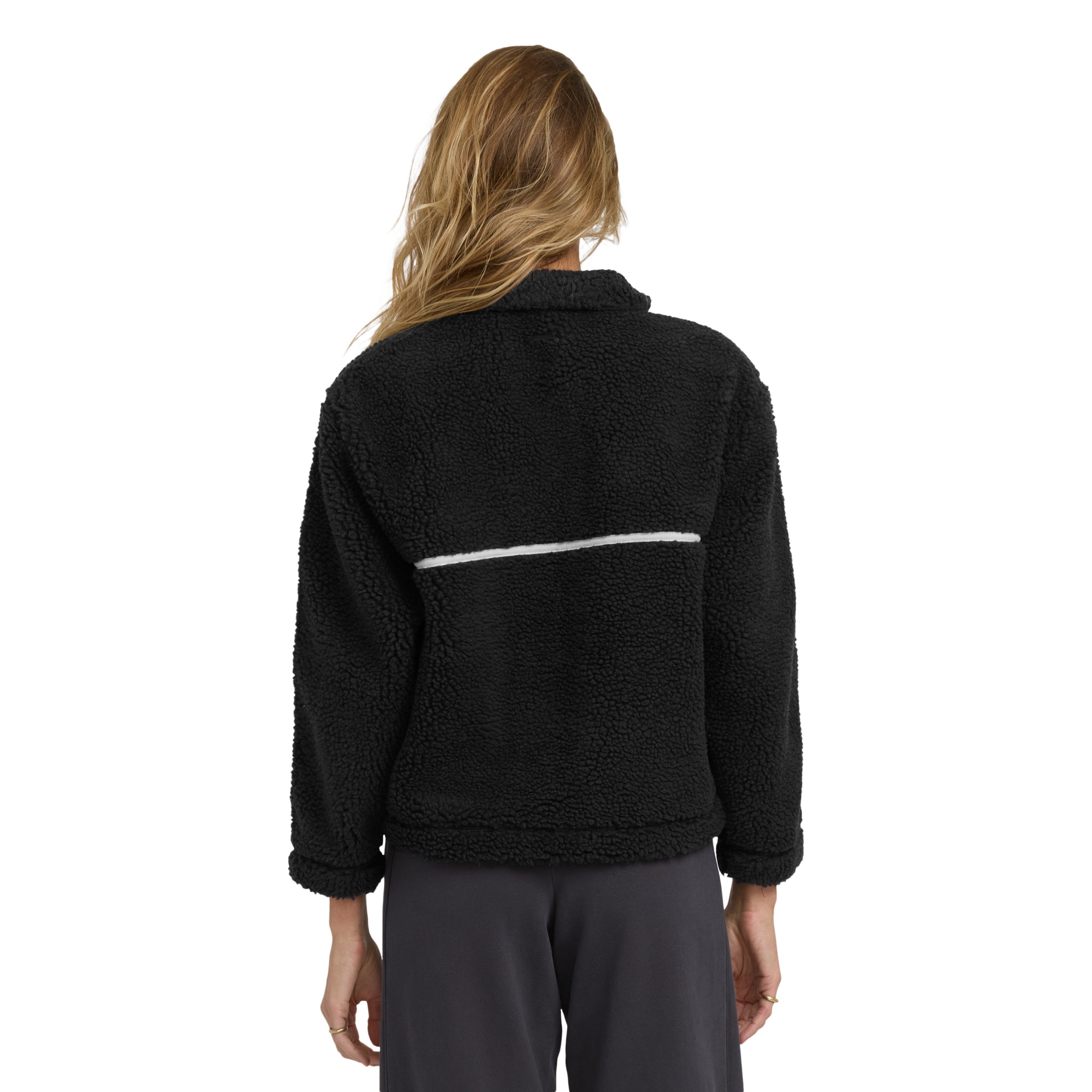 Forro polar de mujer Getting Warm Sherpa Billabong - Negro Negro-2