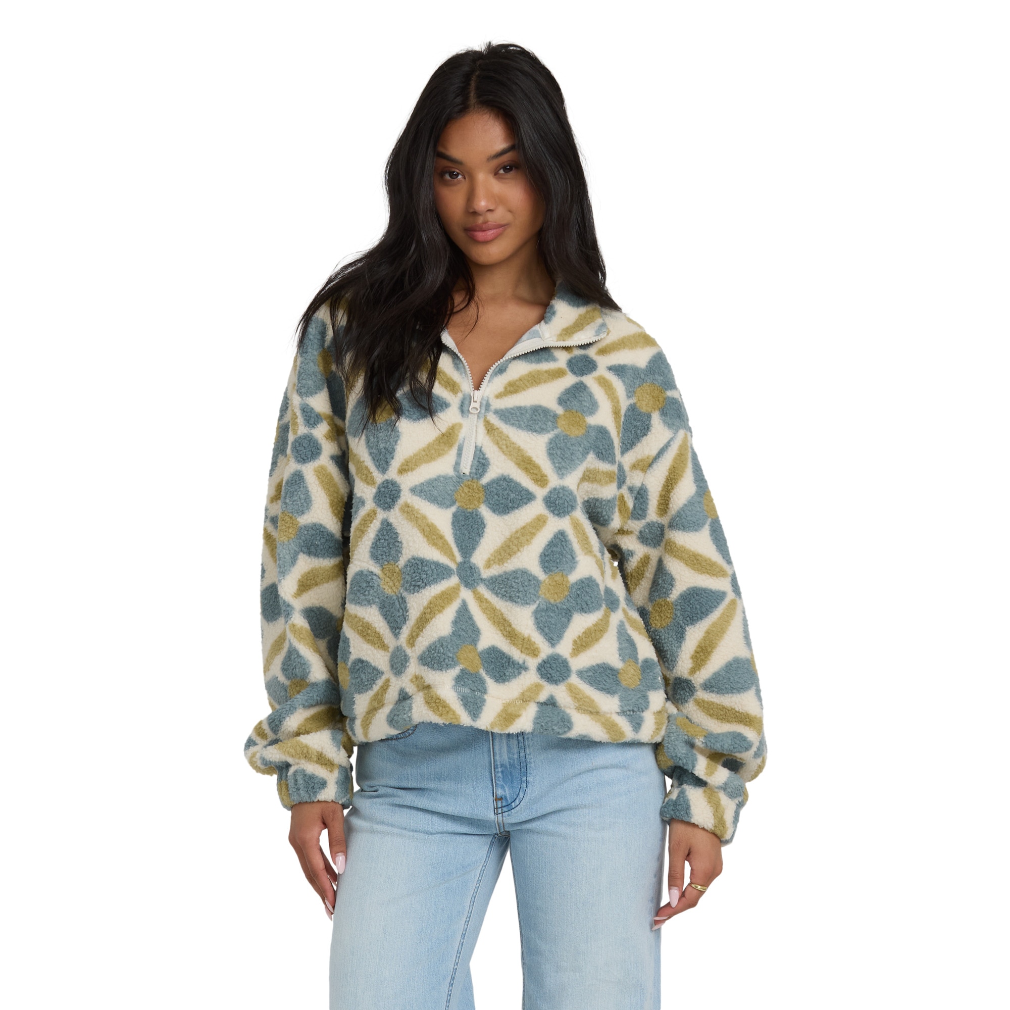 Forro polar de mujer All The Time Sherpa Billabong - Multicolor Multicolor-1