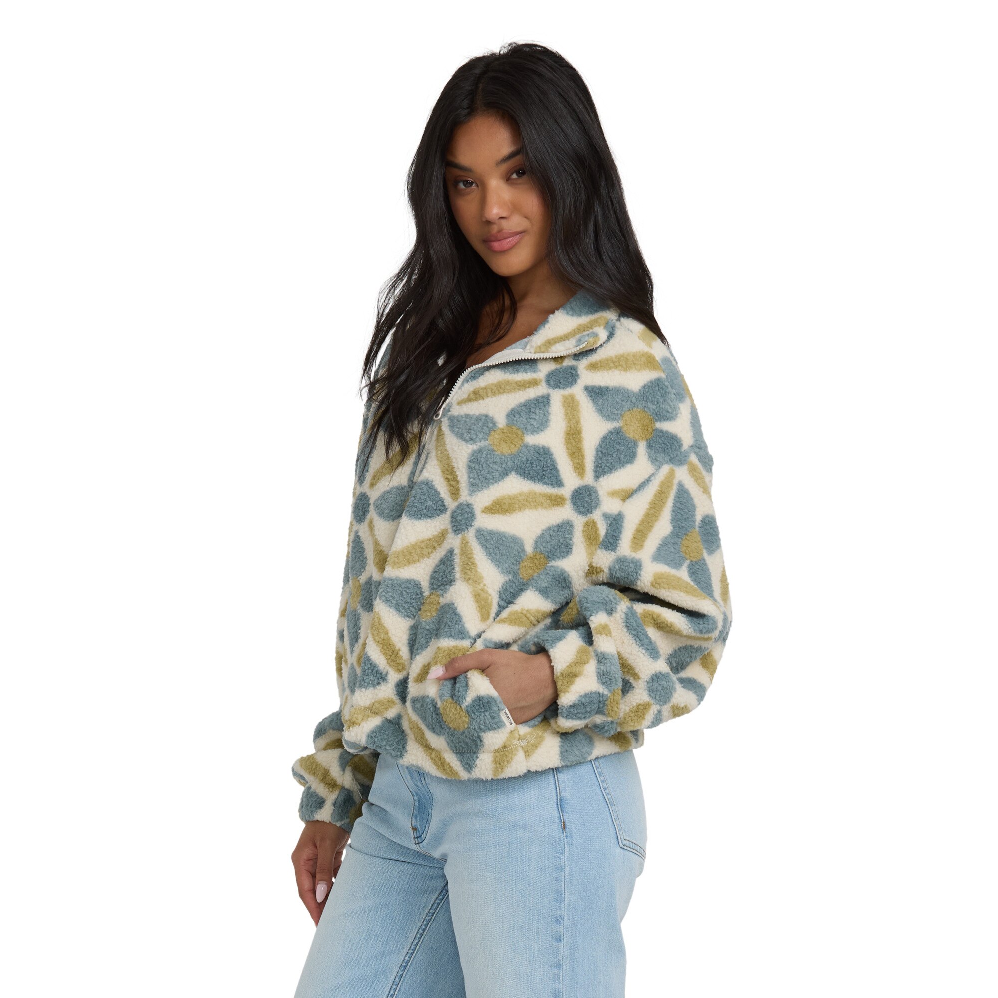 Forro polar de mujer All The Time Sherpa Billabong - Multicolor Multicolor-5
