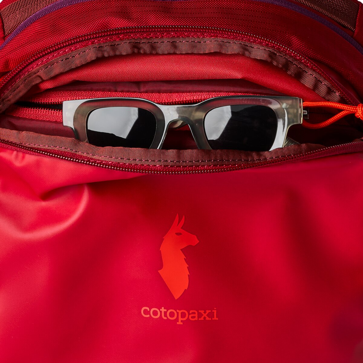 Mochila Allpa 18L Daypack con bolsillos de malla - Rojo Rojo-3