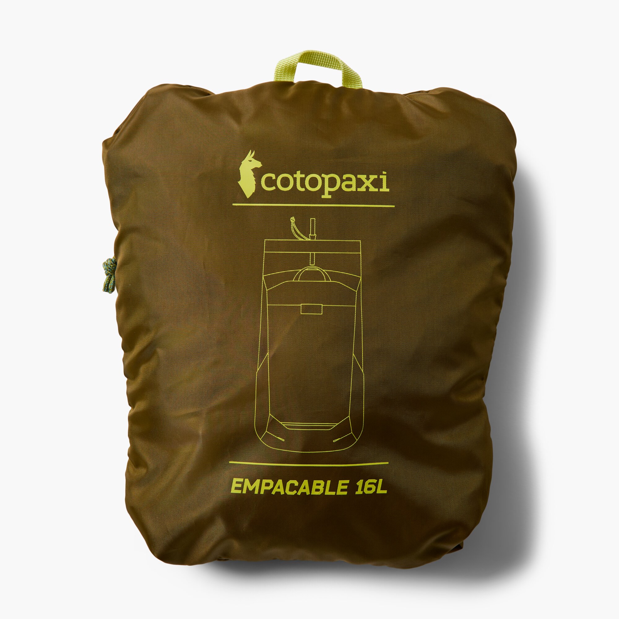 Imagen 4 de Mochila Empacable de 16L ligera con materiales 100% reciclados - Marrón Marrón