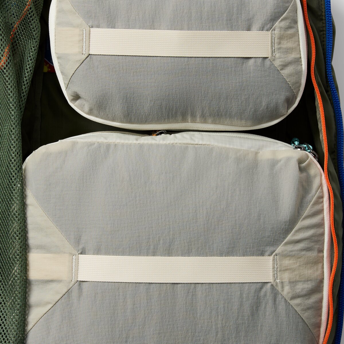 Imagen 4 de Pack de 2 neceseres en malla ligera 100 % reciclada - Gris Gris