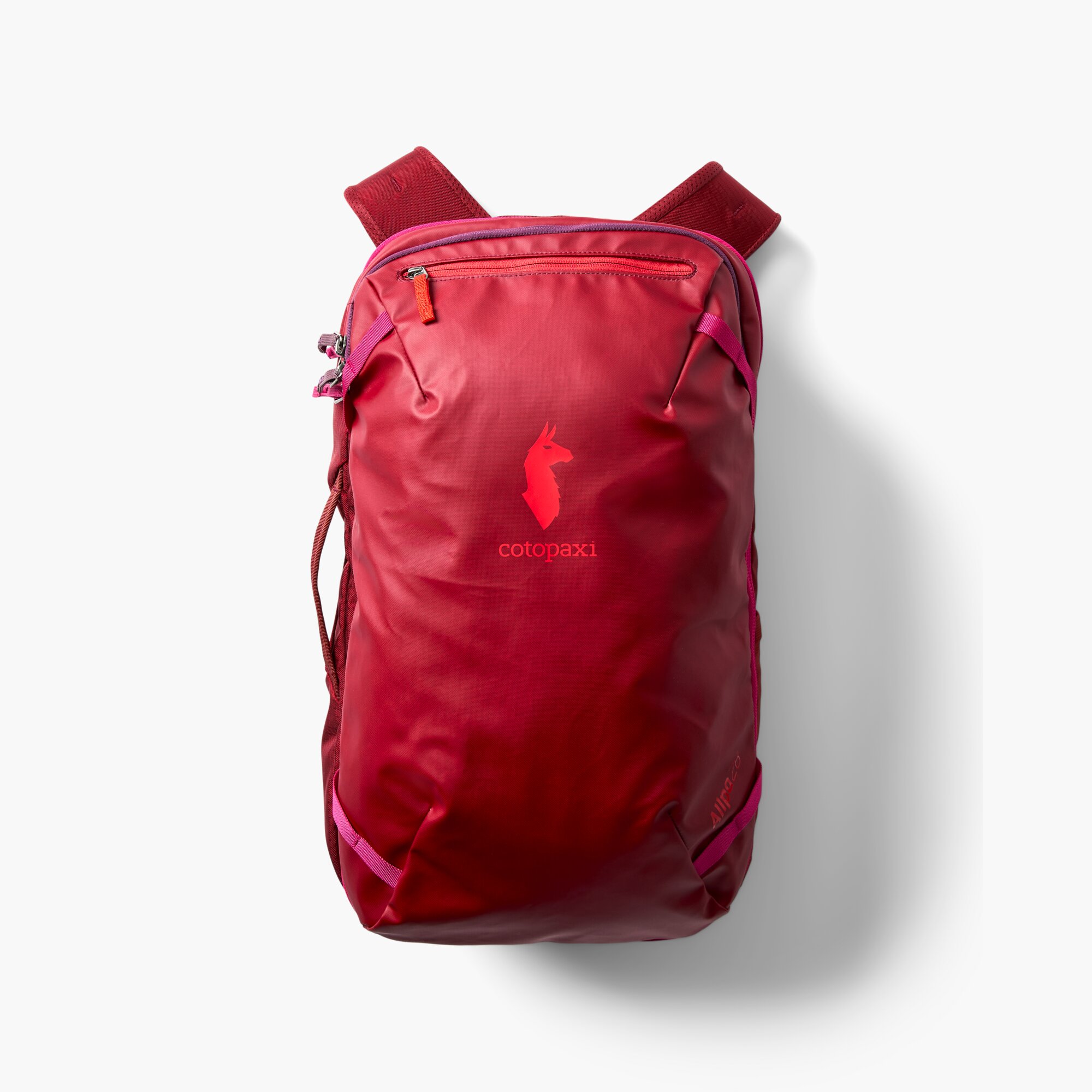 Imagen 1 de Mochila Allpa con apertura de cremallera completa Rojo