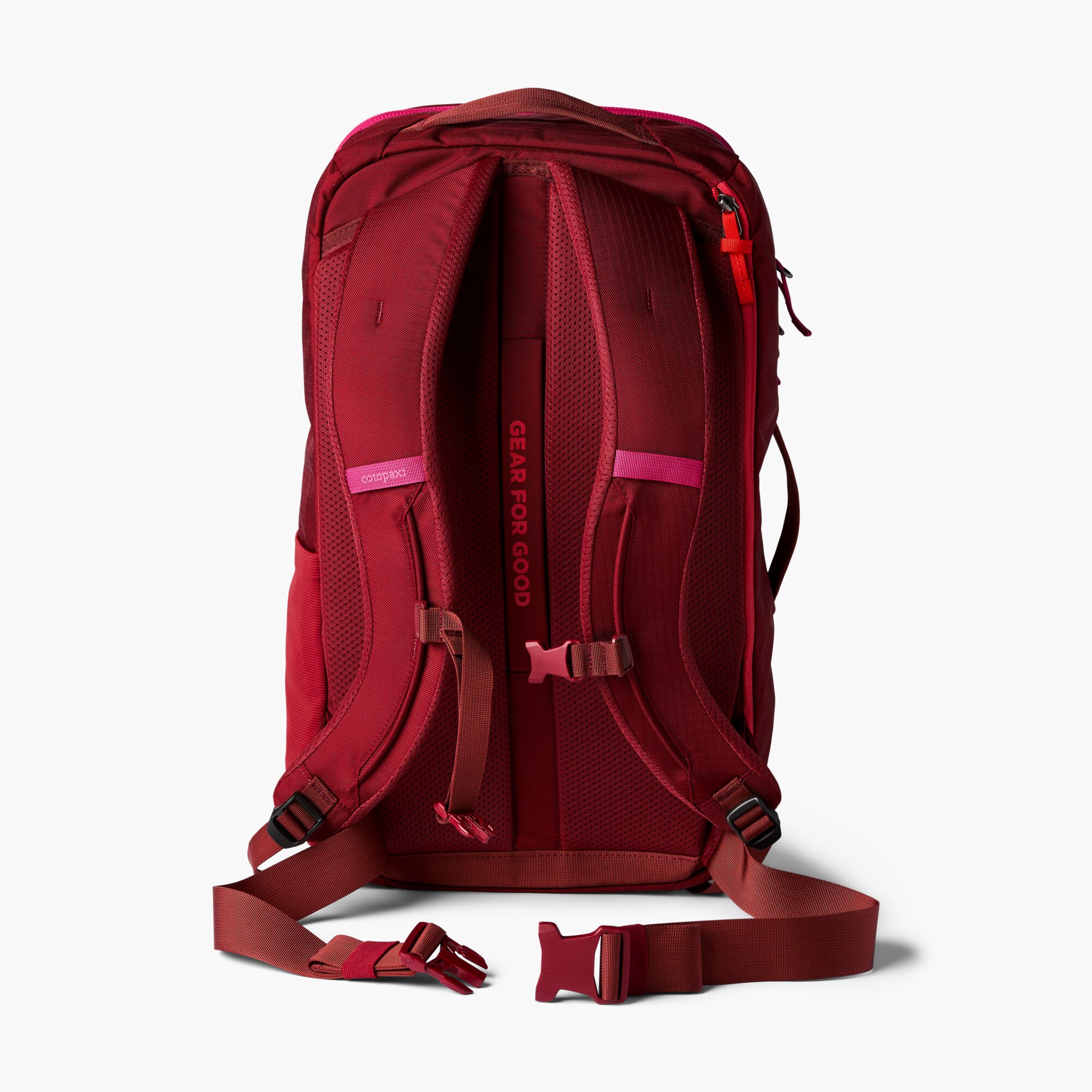 Imagen 2 de Mochila Allpa con apertura de cremallera completa - Rojo Rojo