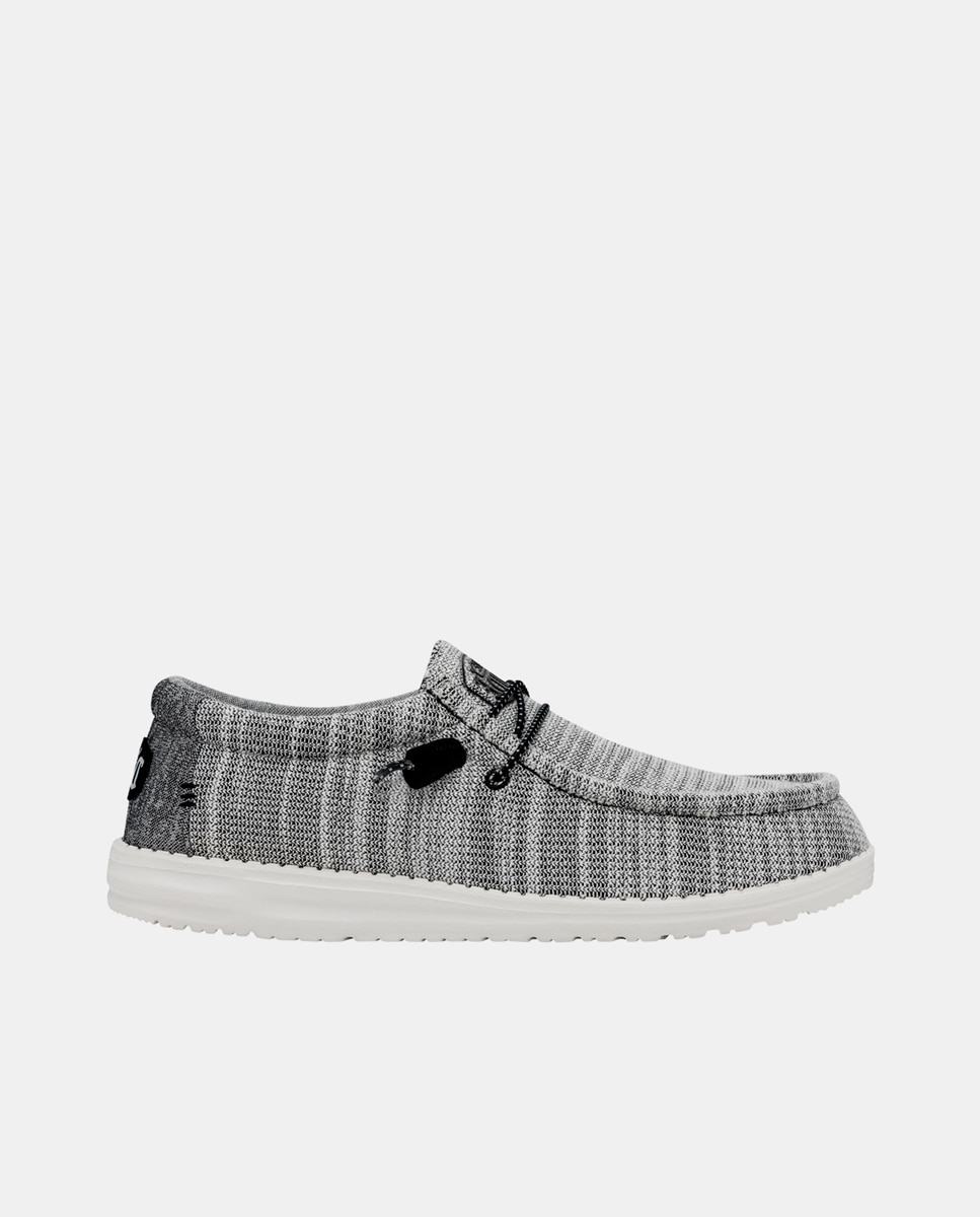 Imagen 1 de Zapatos de cordones de hombre en tejido jaspeado - Gris Gris