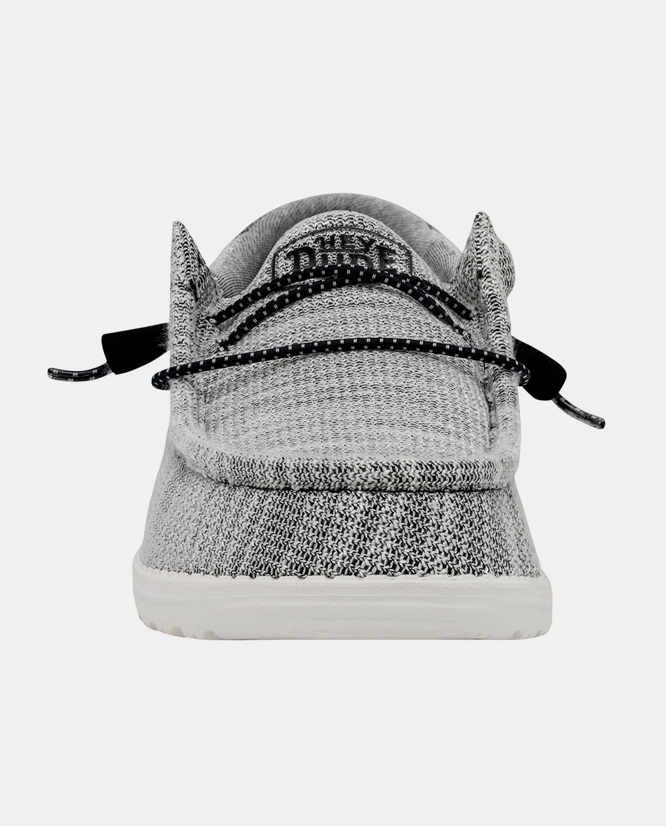 Imagen 4 de Zapatos de cordones de hombre en tejido jaspeado - Gris Gris