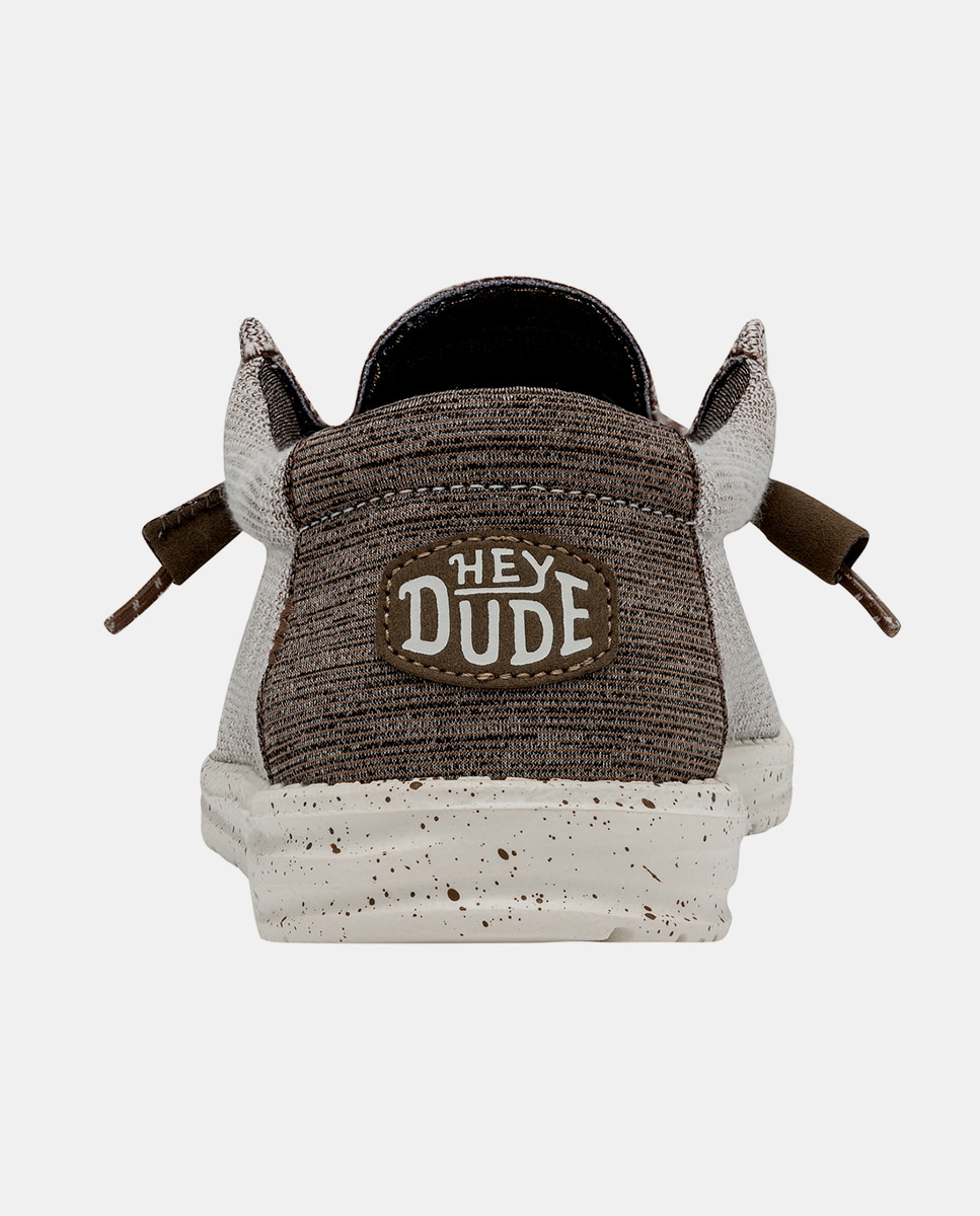 Imagen 5 de Zapatos de cordones de hombre en tejido jaspeado - Beige/Marrón Beige/Marrón