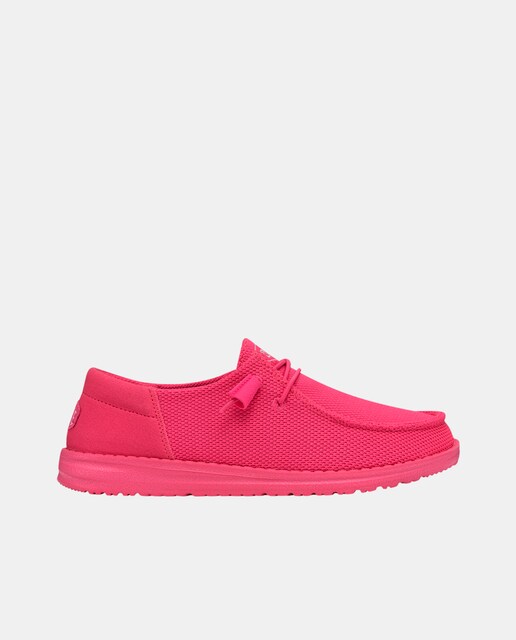 Imagen 0 de Zapatos de cordones de mujer de tejido elástico