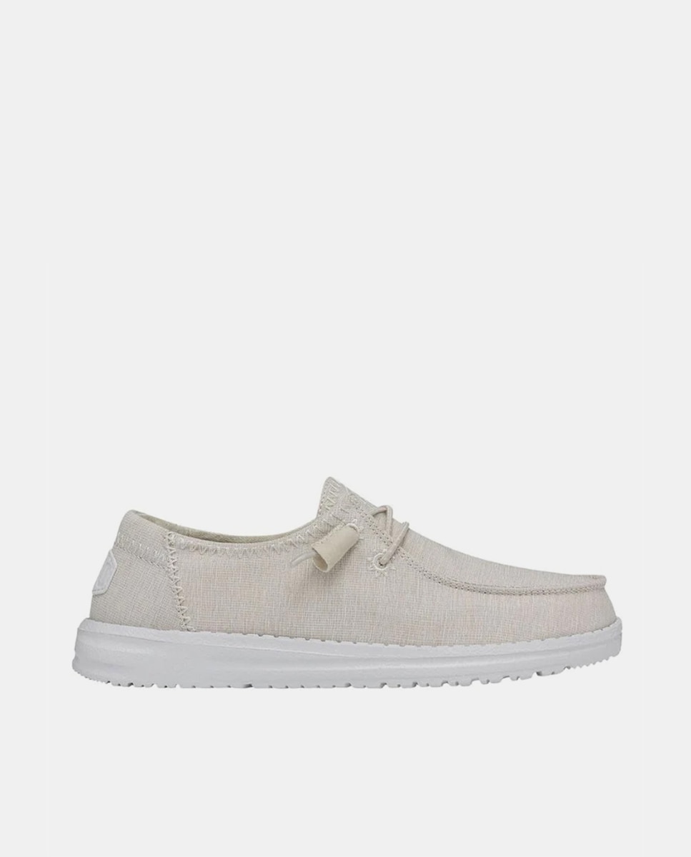 HeyDude - Zapatos de cordones de mujer en algodón.