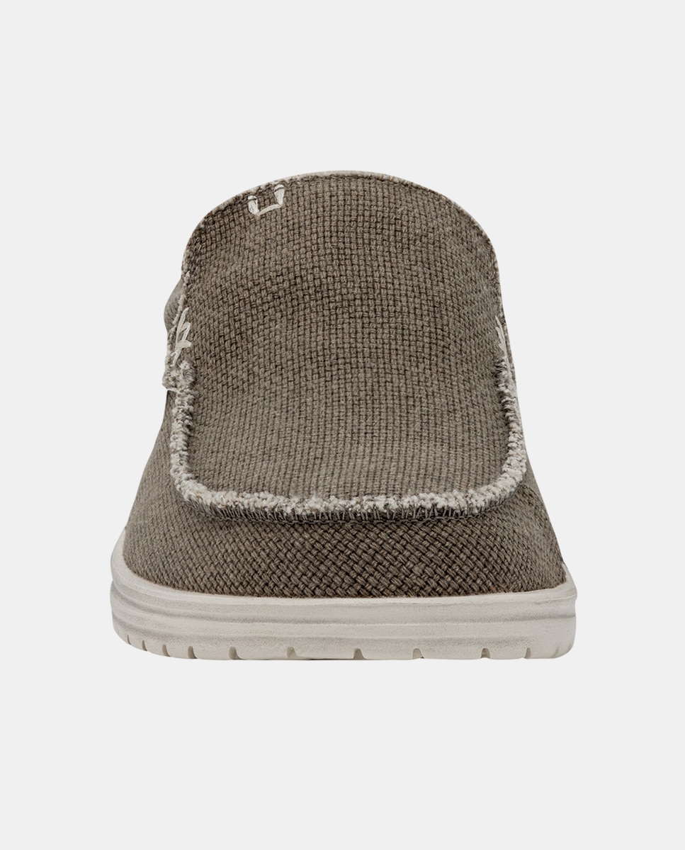 Imagen 4 de Mocasines Mikka Braided hombre en algodón orgánico - Marrón piedra Marrón piedra