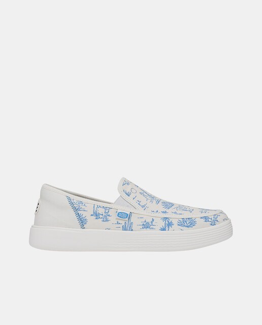 Imagen 0 de Mocasines unisex de tejido estampado