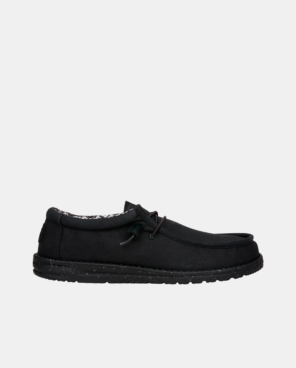 Imagen 1 de Zapatos de cordones de hombre de lona - HeyDude - Negro Negro