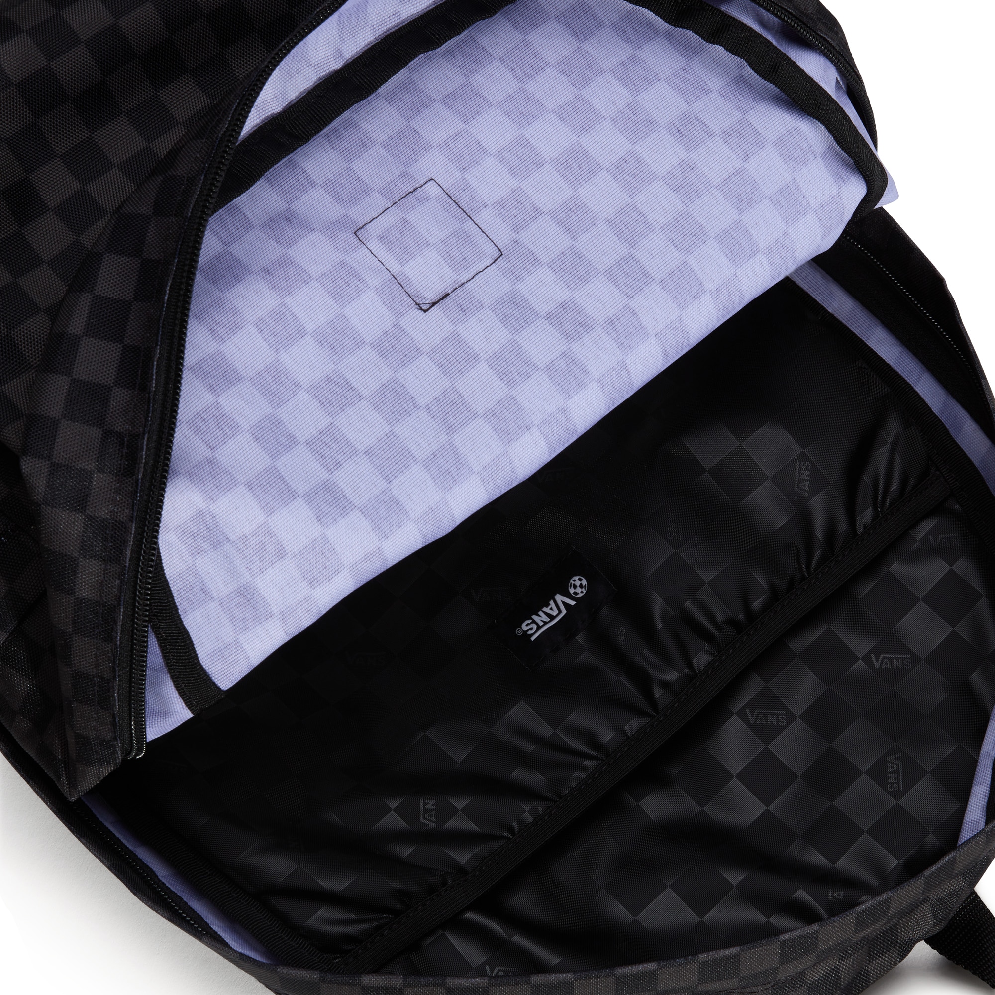 Mochila unisex Old Skool Check Vans - Negro / Gris Negro / Gris-5