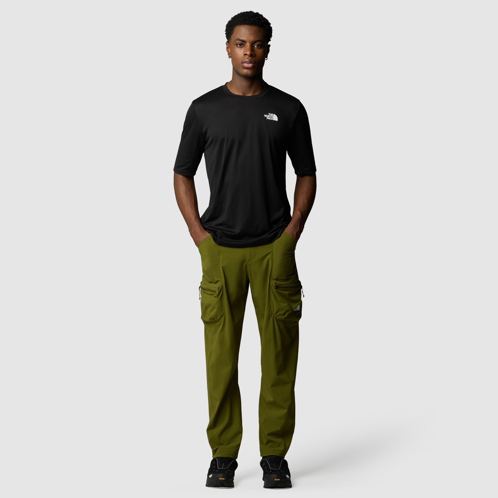 Camiseta plegable para hombre Packable The North Face - Negro Negro-2