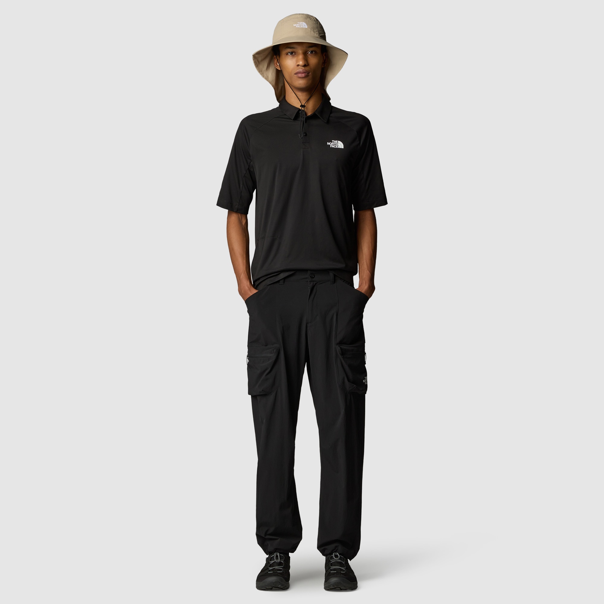 Polo plegable para hombre Packable The North Face - Negro Negro-2
