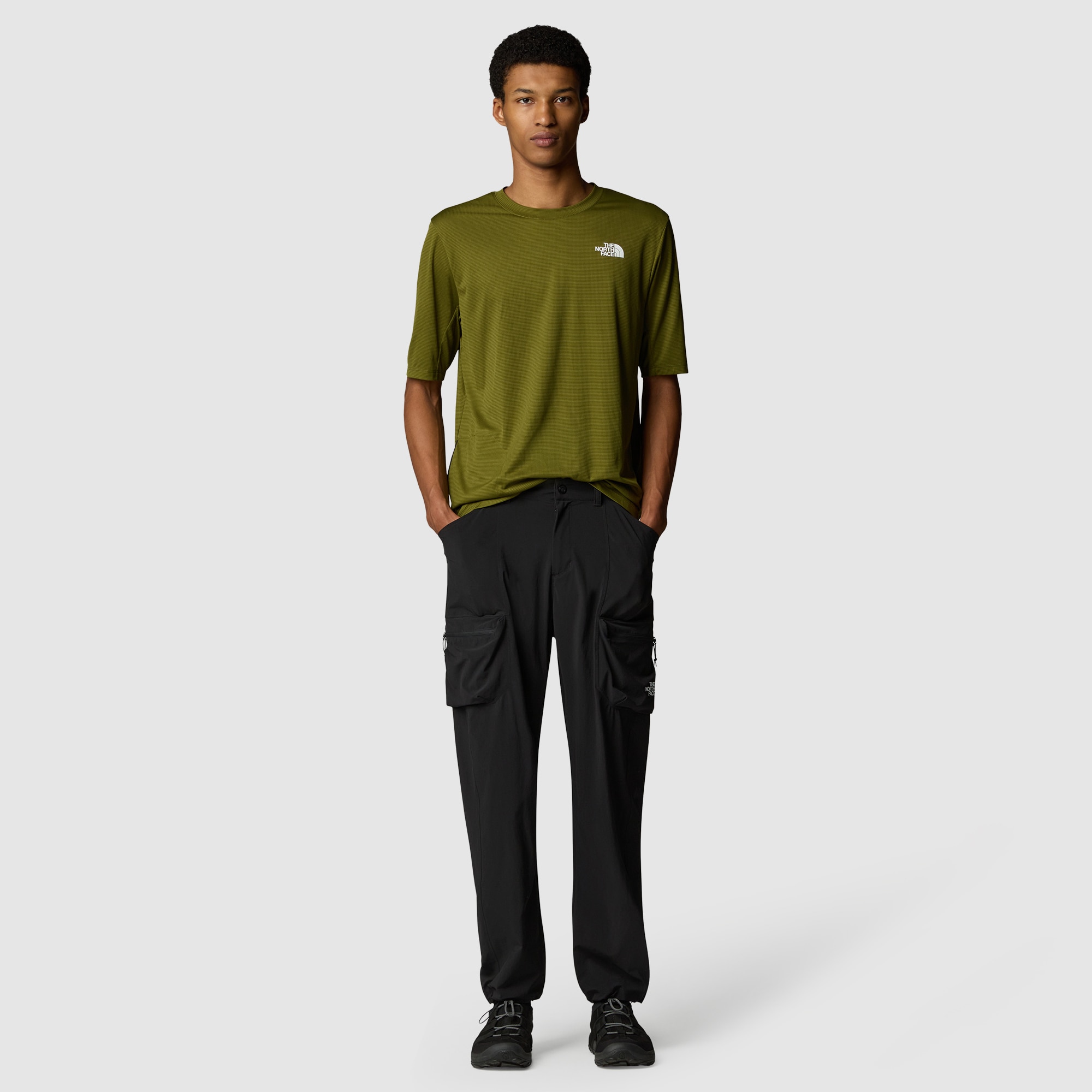 Camiseta plegable para hombre Packable The North Face - Verde Oliva Verde Oliva-2