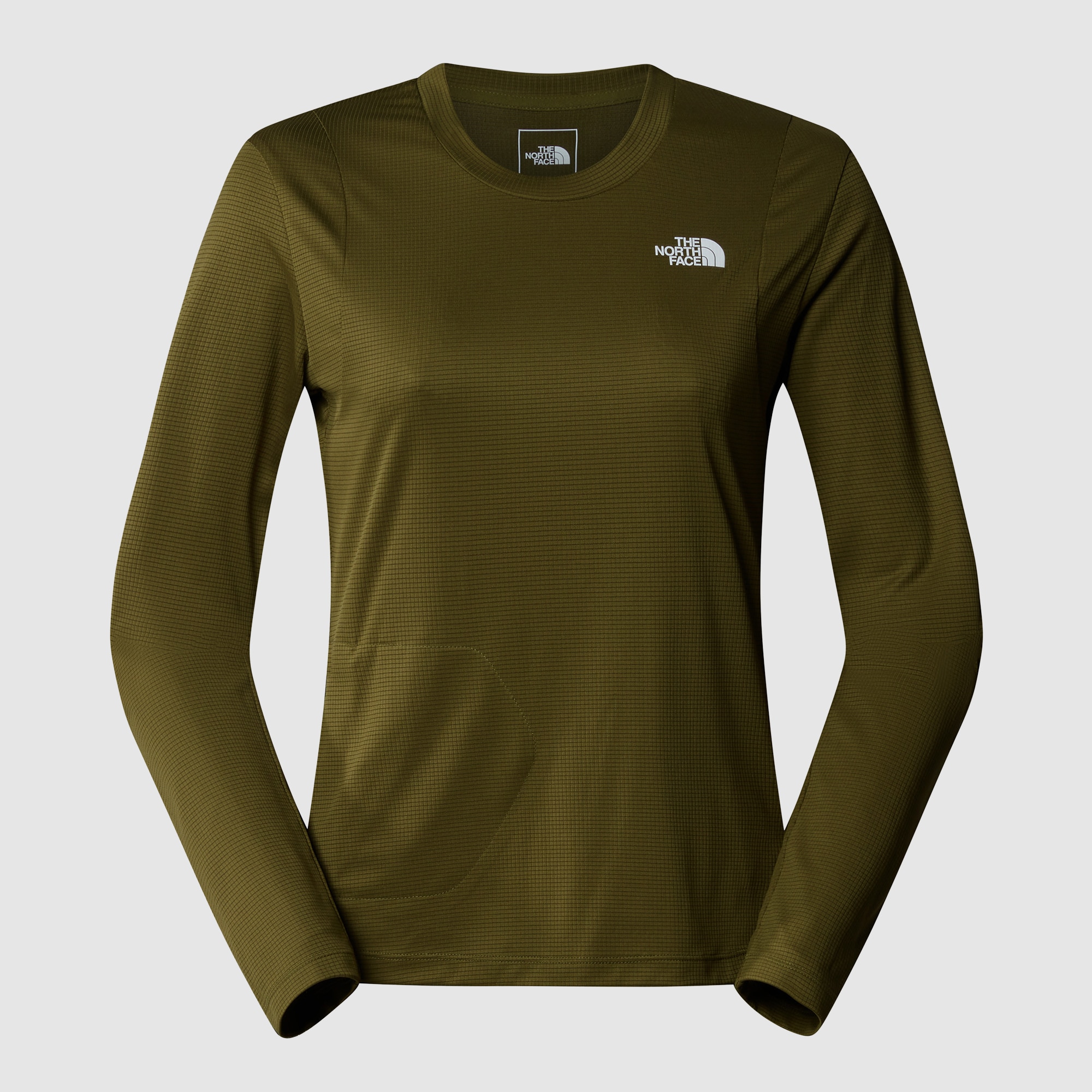 Camiseta de manga larga plegable para mujer Packable The North Face - Verde Oliva Verde Oliva-6