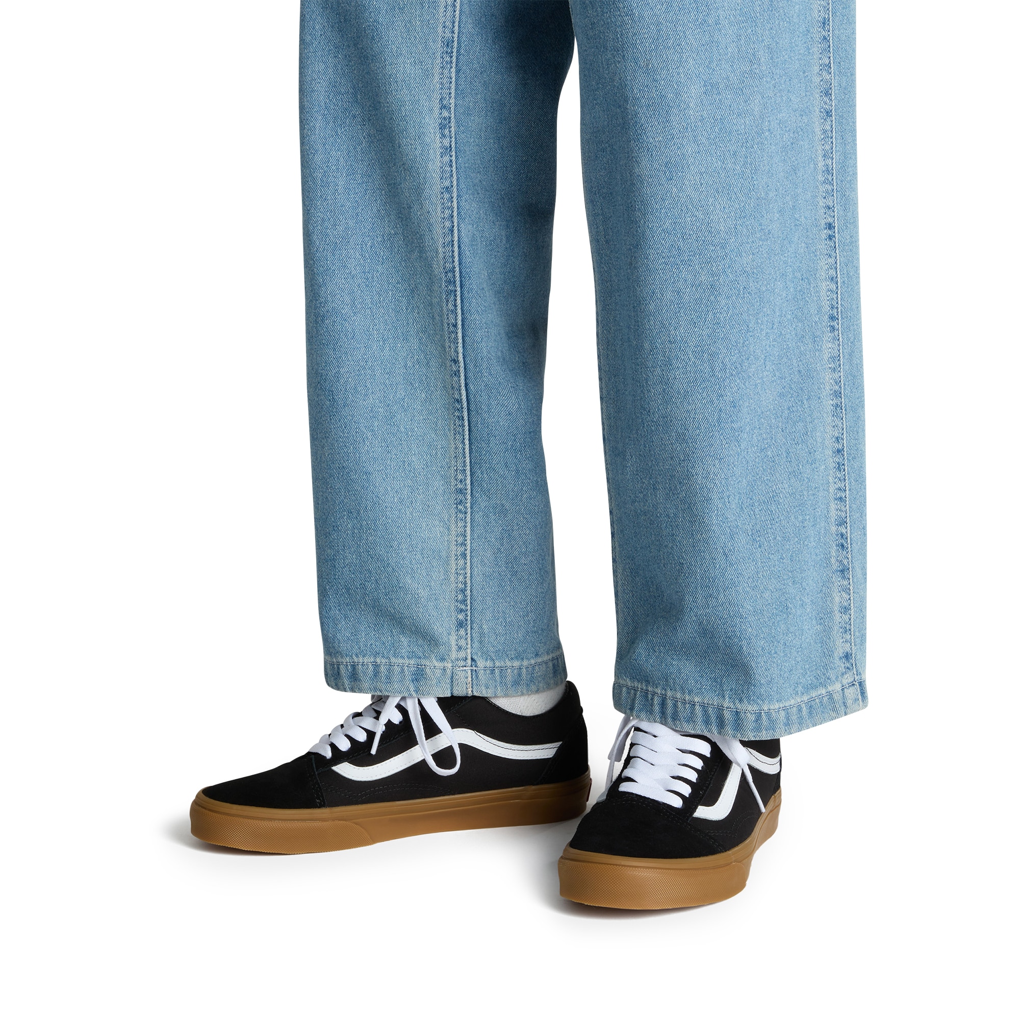 Zapatillas casual unisex Old Skool Vans - Negro / Natural Negro / Natural-5
