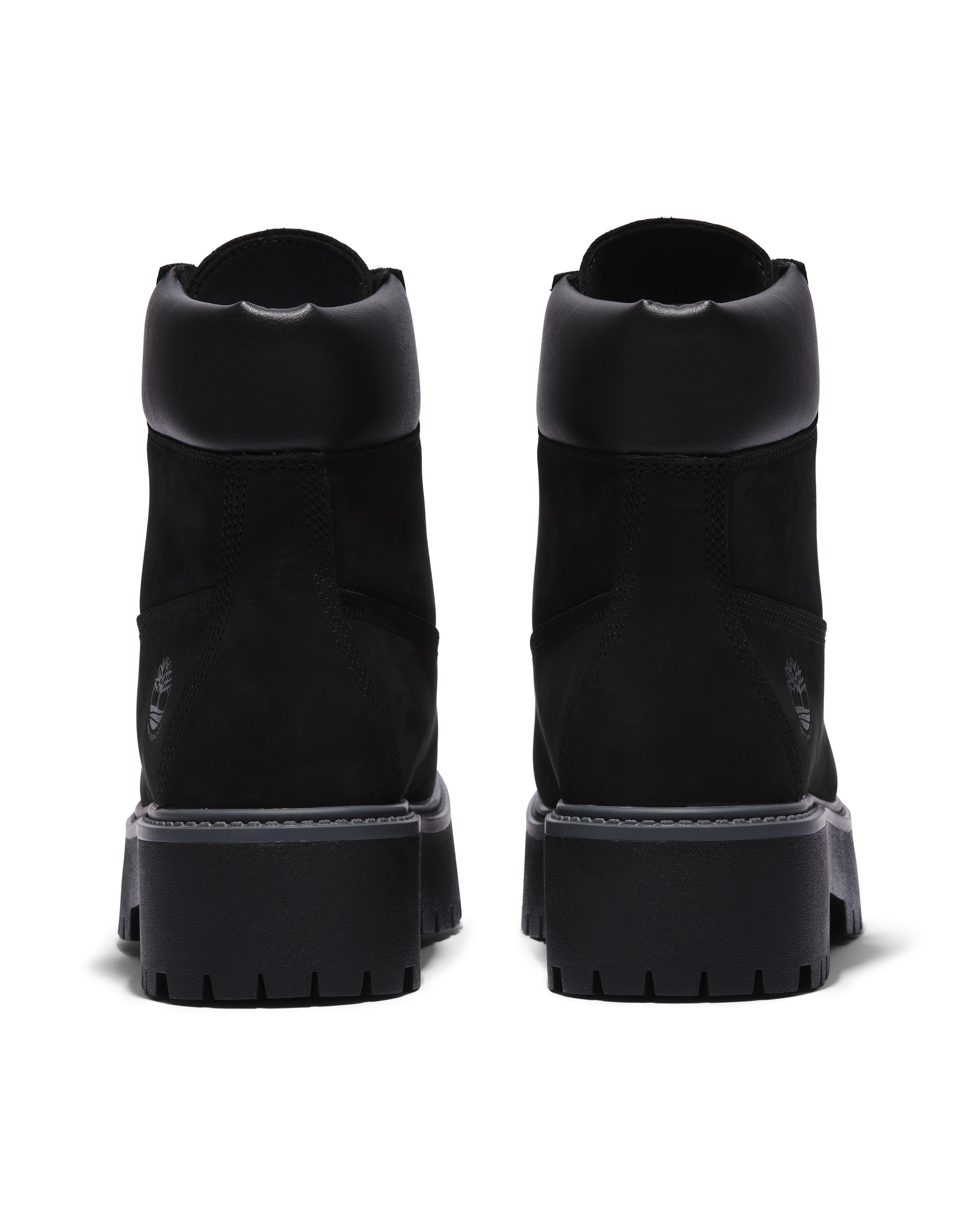 Botas suela track 6-inch impermeables con plataforma de mujer en cuero premium - Timberland - Negro Negro-5