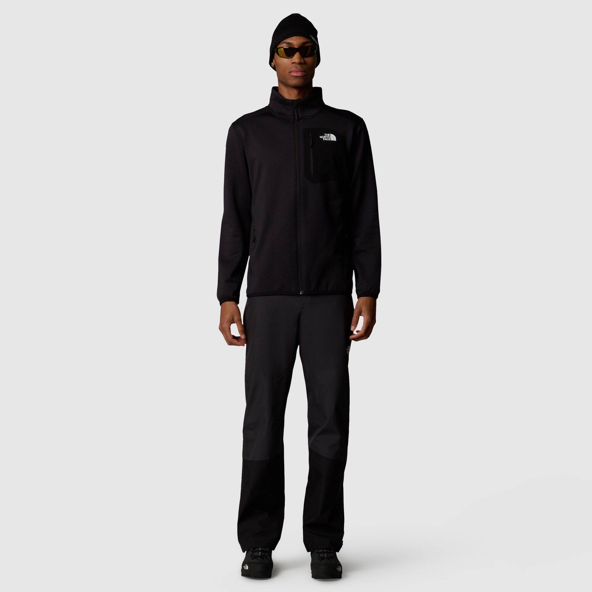 Forro polar con cremallera integral de hombre Crest The North Face - Negro Negro-2