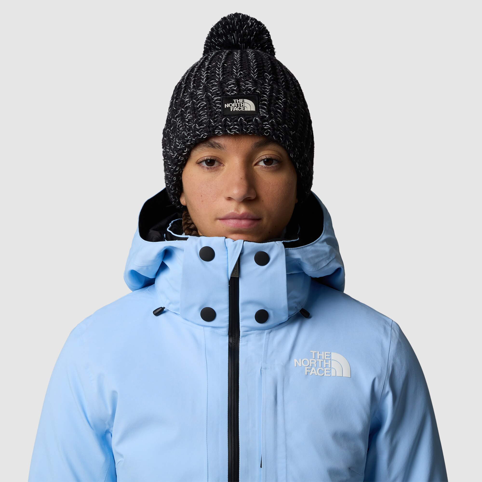 Gorro de punto grueso cálido de hombre Cabin The North Face - Negro Negro-5