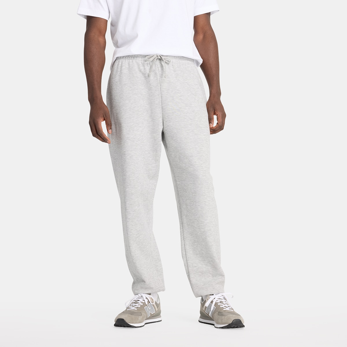 Imagen 0 de Pantalón casual de hombre Essentials French Terry New Balance Gris