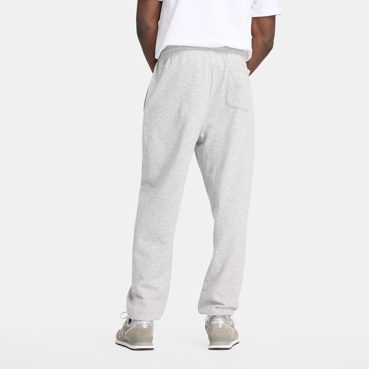 Pantalón casual de hombre Essentials French Terry New Balance - Gris Gris-3