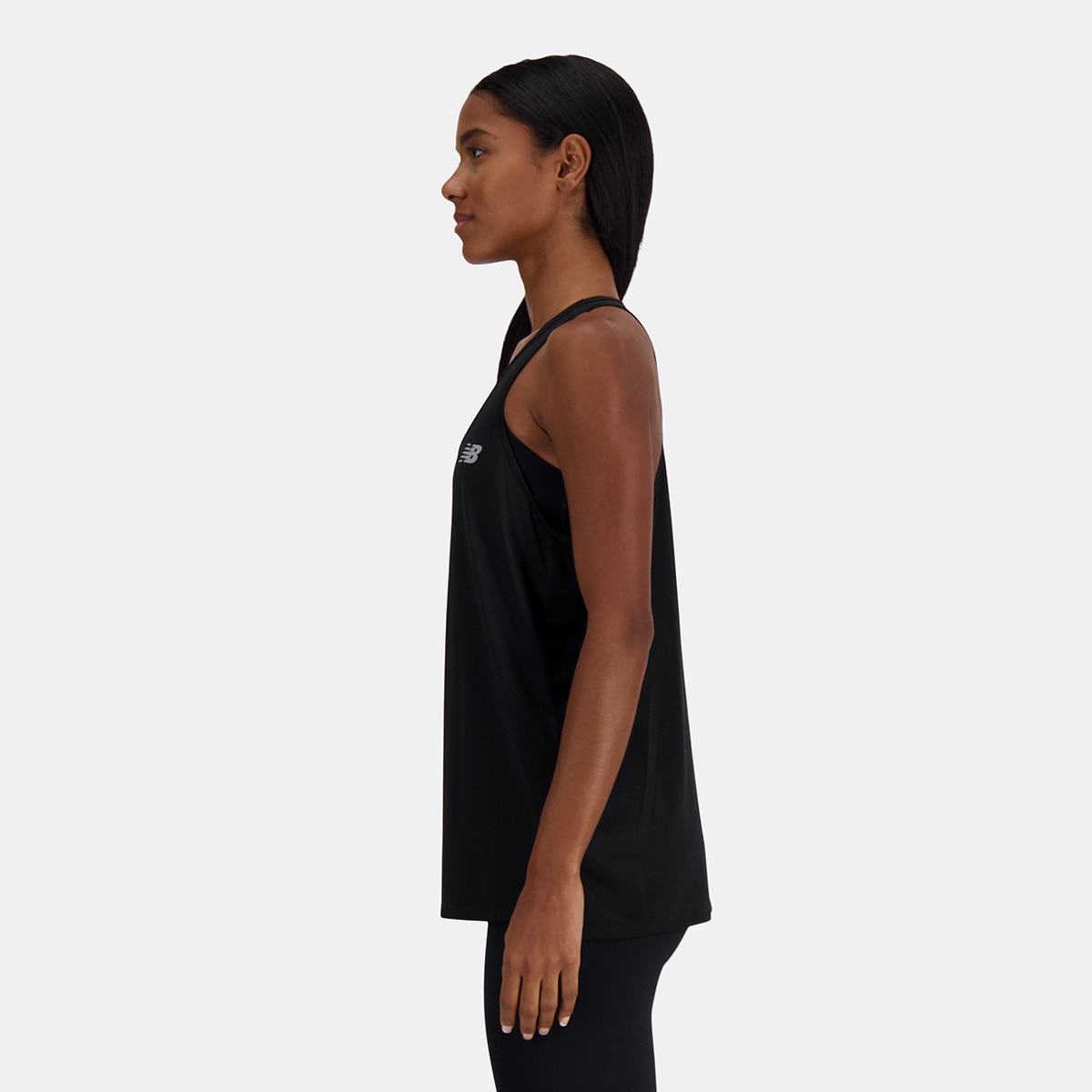 Camiseta sin mangas running de mujer Sport Essential New Balance - Negro Negro-2