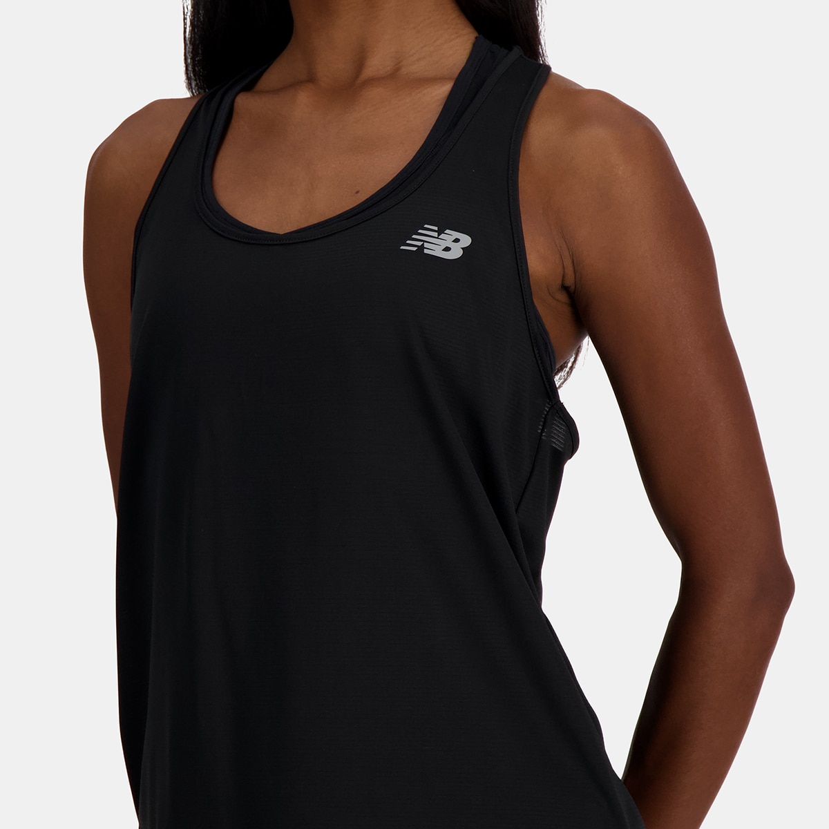 Camiseta sin mangas running de mujer Sport Essential New Balance - Negro Negro-4