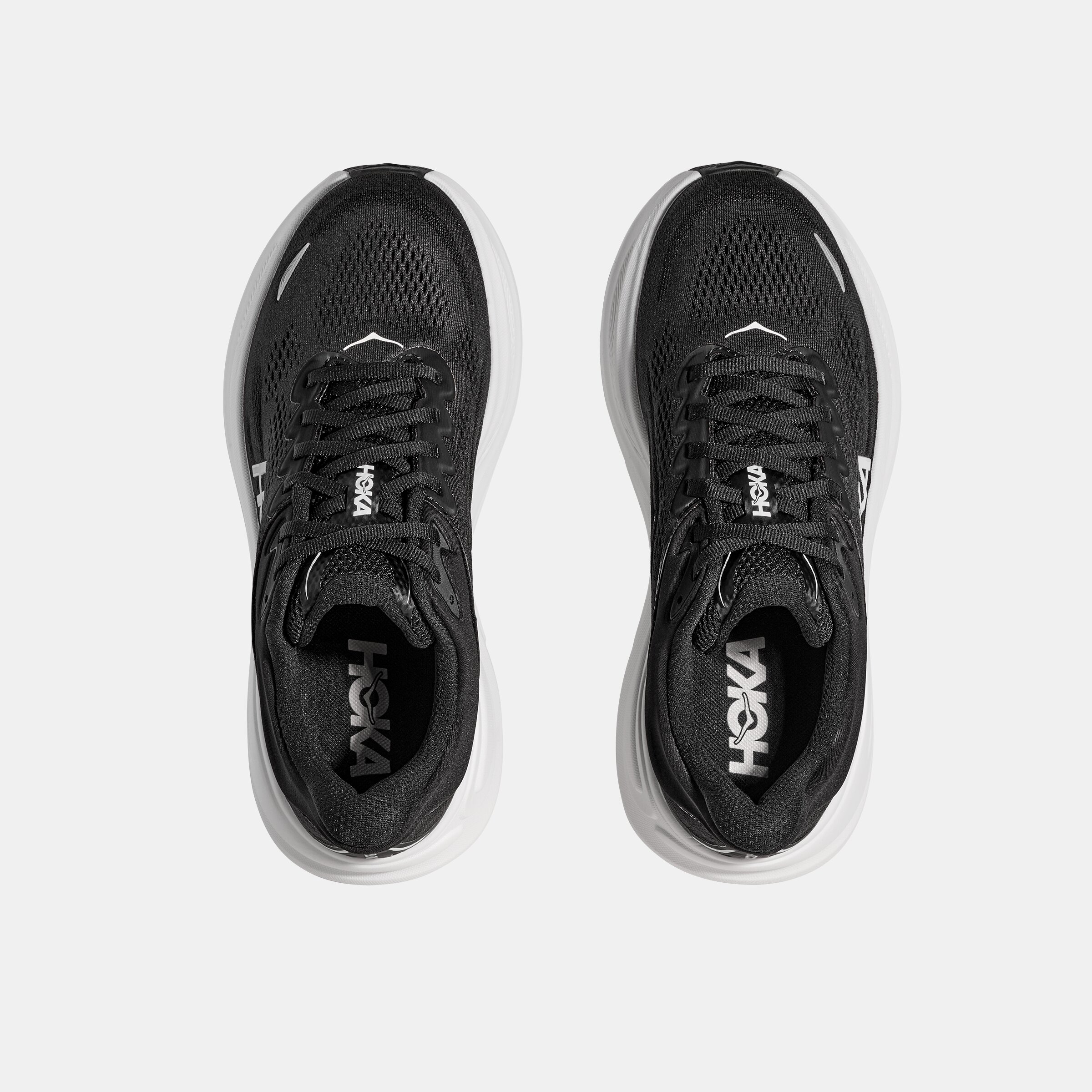 Imagen 0 de Zapatillas de running de hombre BONDI 9 Hoka Negro / Blanco