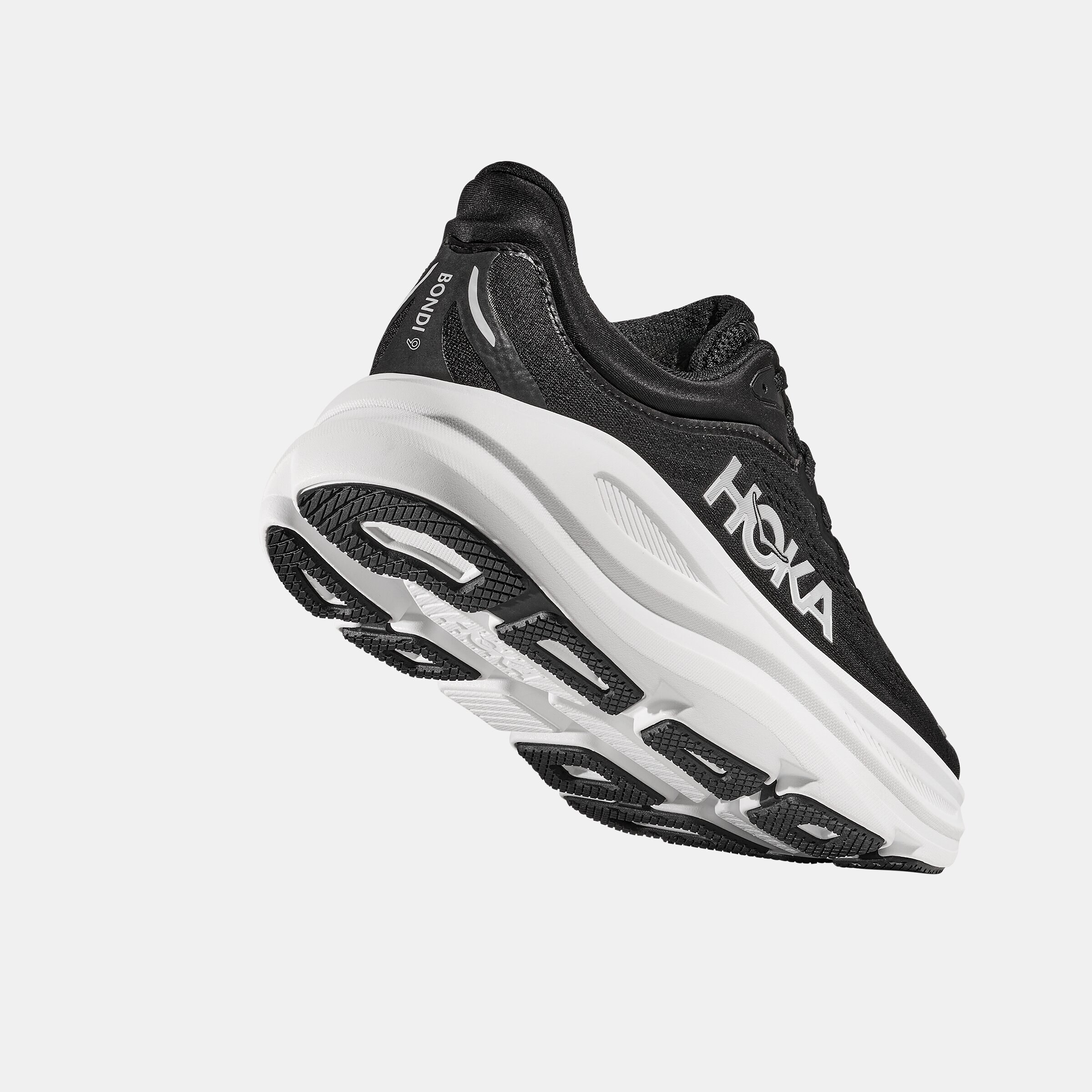 Zapatillas de running de hombre BONDI 9 Hoka - Negro / Blanco Negro / Blanco-4