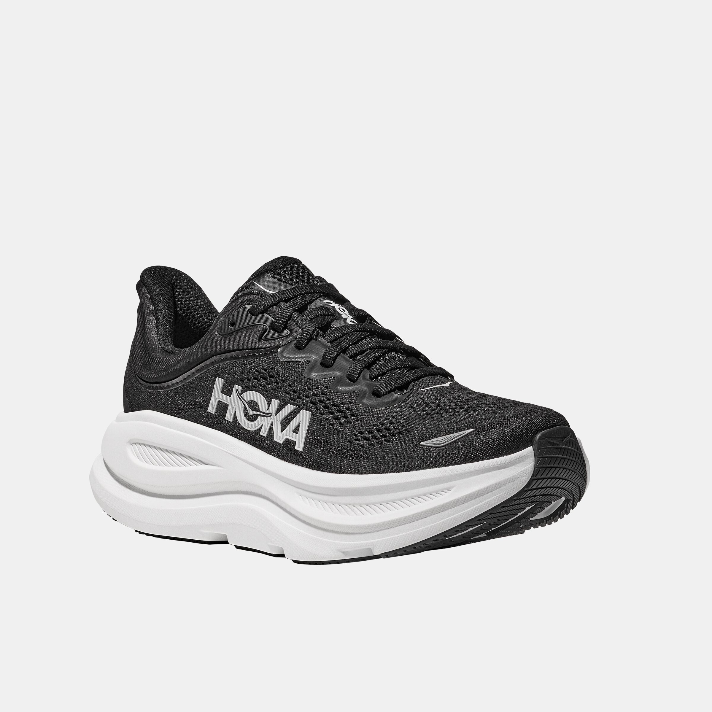 Zapatillas de running de hombre BONDI 9 Hoka - Negro / Blanco Negro / Blanco-6